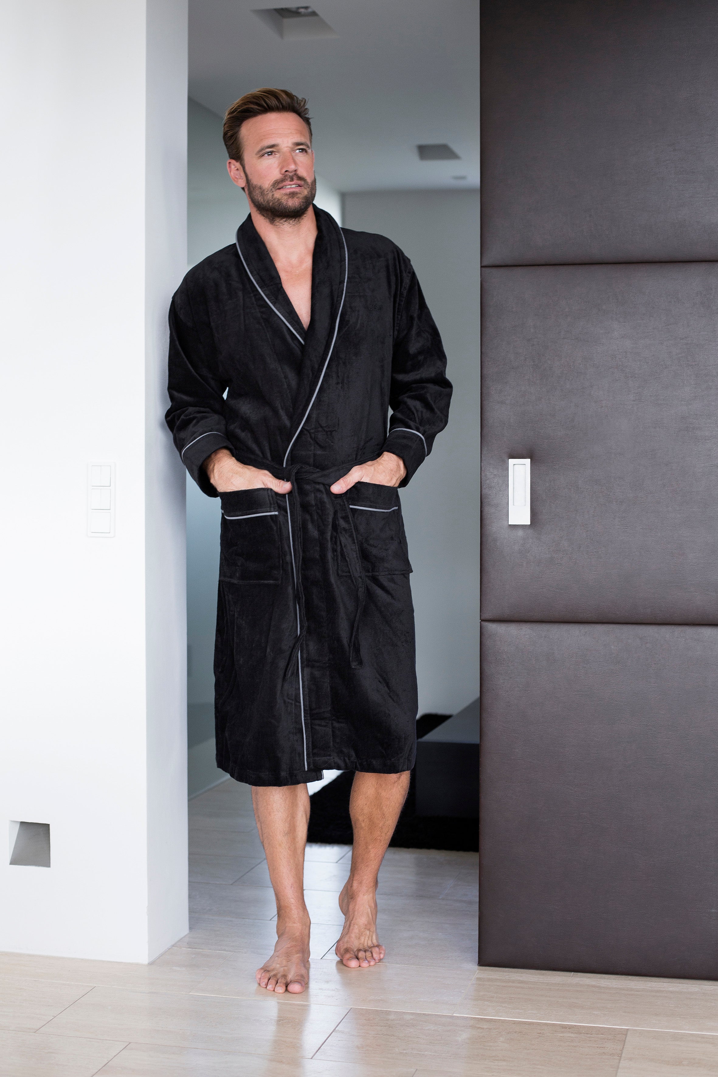 JBS bathrobe.