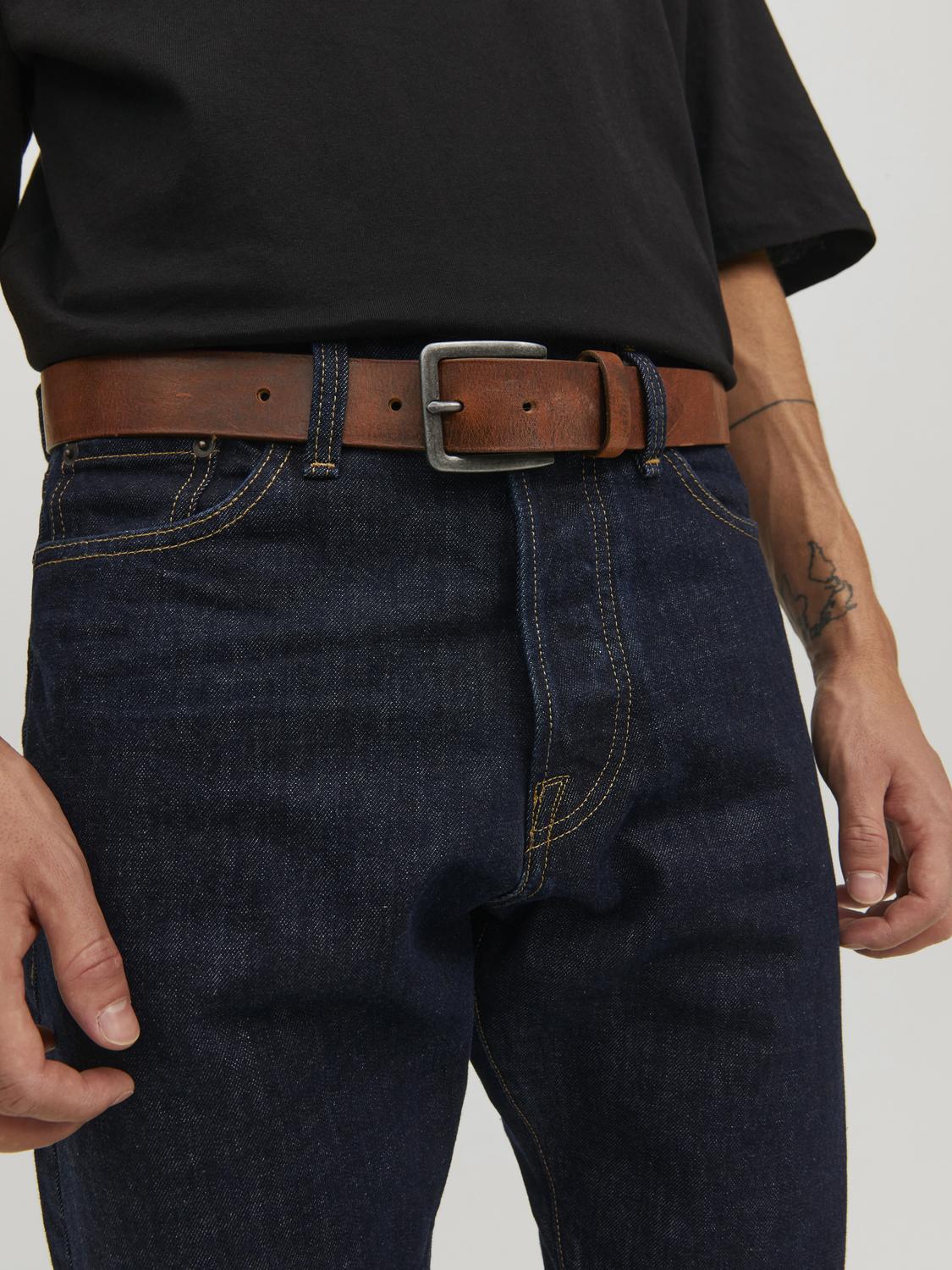 Belts - Jacvictor Leather Belt Noos - - Hr Ravn