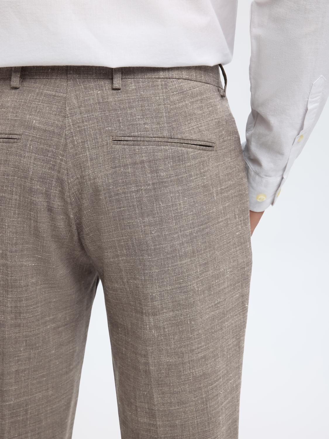 BUKSER - Slhslim-Oasis Linen Trs Noos - - Hr Ravn