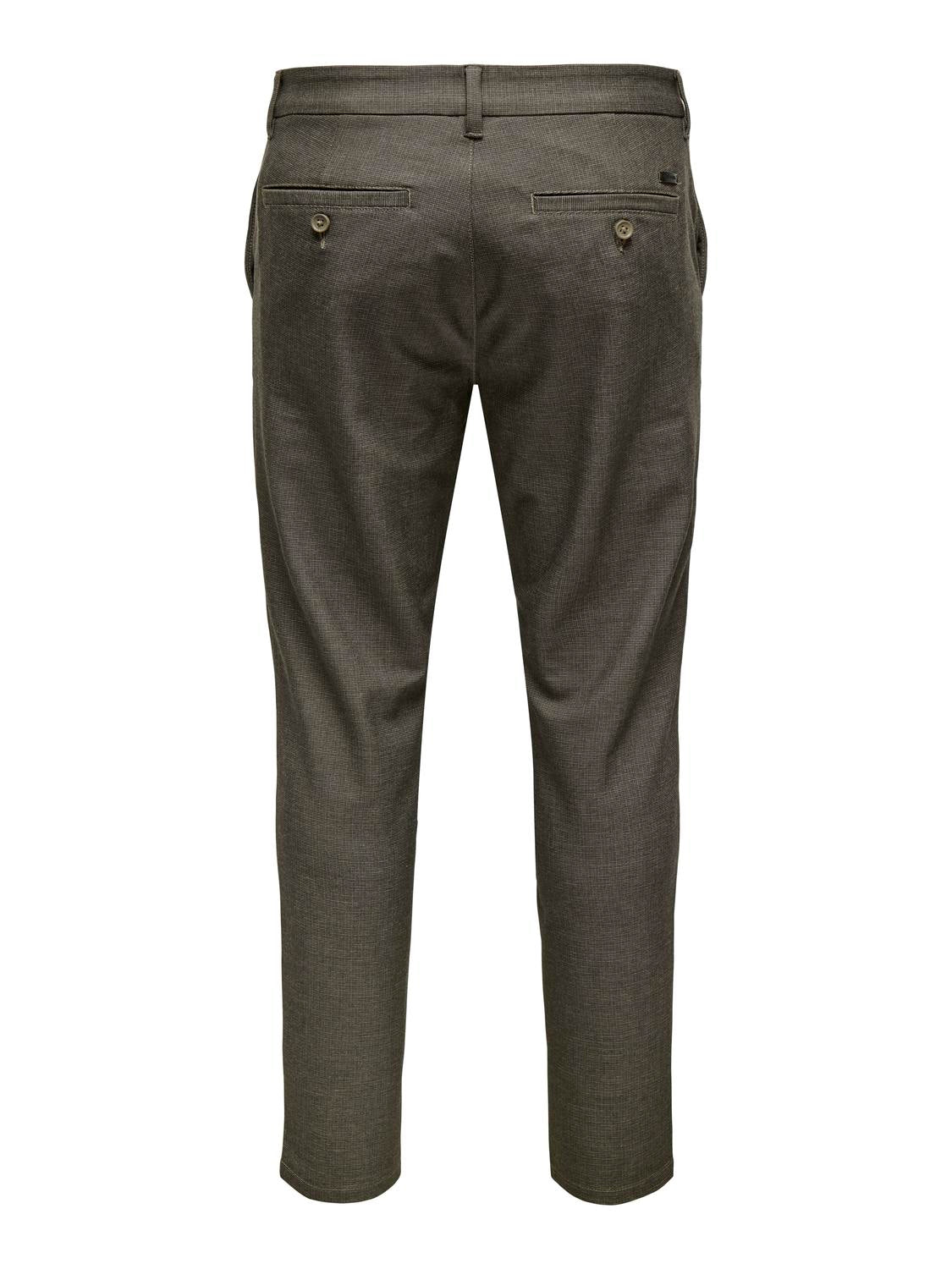 BUKSER - Onsbrad Life Slim Check 0184 Pant Noos - - Hr Ravn