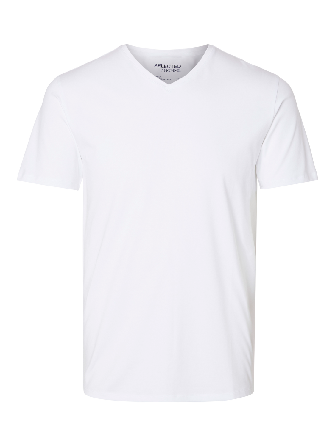 T-SHIRTS - Slhnewpima Ss V-Neck Tee Noos - - Hr Ravn