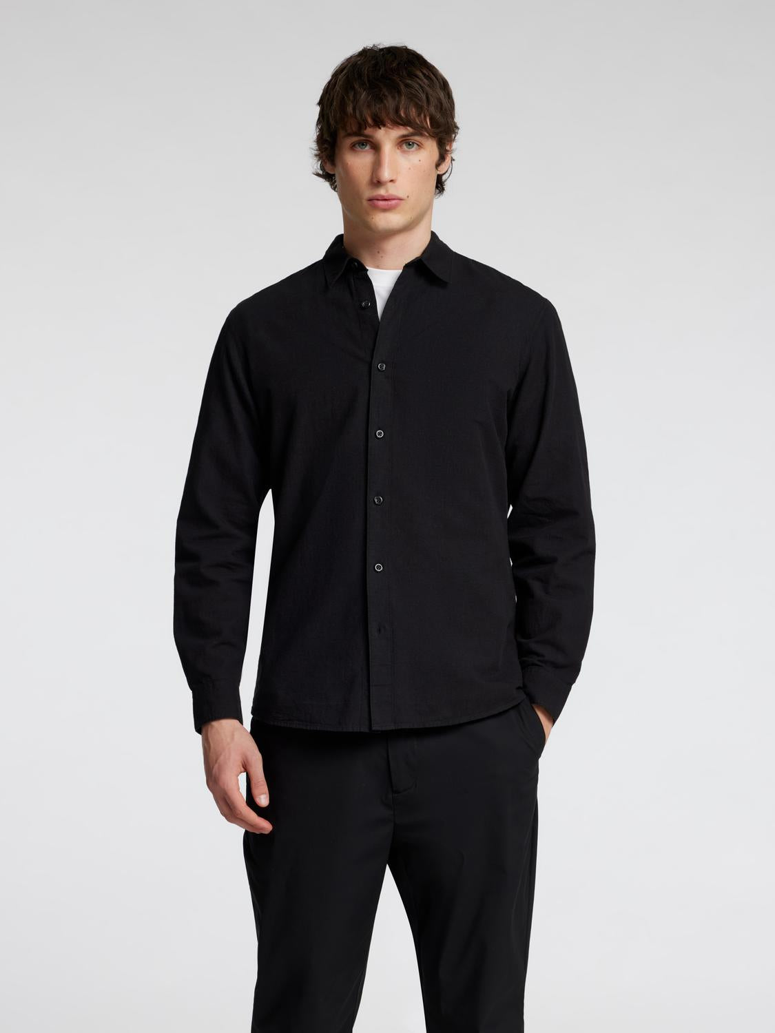 Slhslim-Sun Shirt Ls Noos