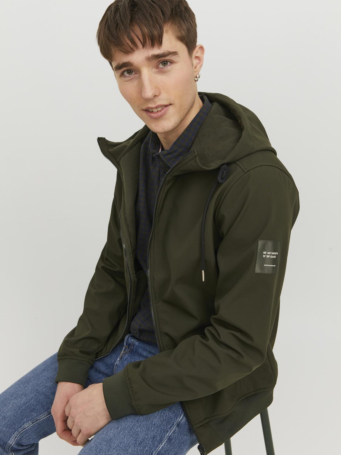 Jackets - Jjebasic Softshell Hood Noos - - Hr Ravn