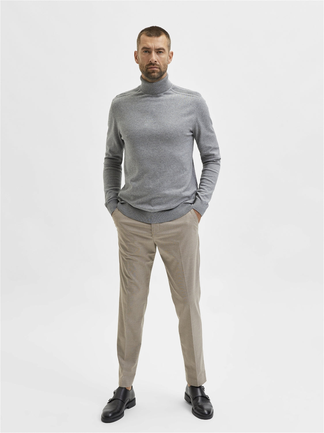 STRIK - Slhberg Roll Neck Noos - - Hr Ravn