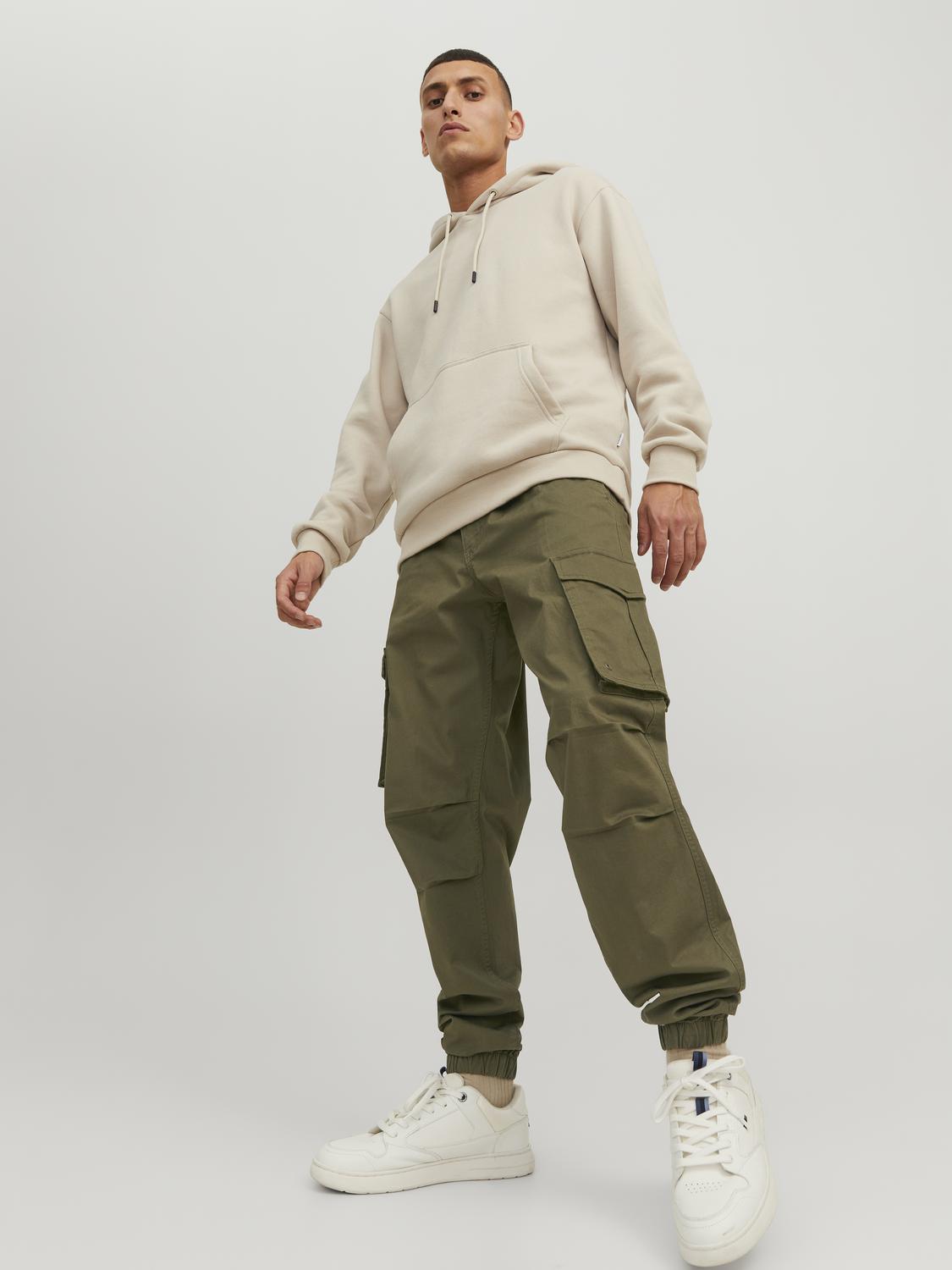 Cargo Pants - Jpstkane Noah Cuffed Cargo Noos - - Hr Ravn