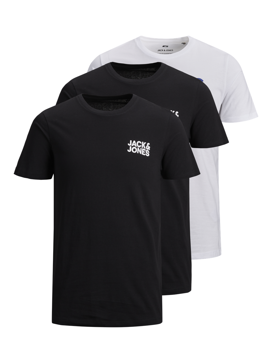 T-shirts - Jjecorp Logo Tee Ss O-Neck 3Pk Mp Noos - - Hr Ravn