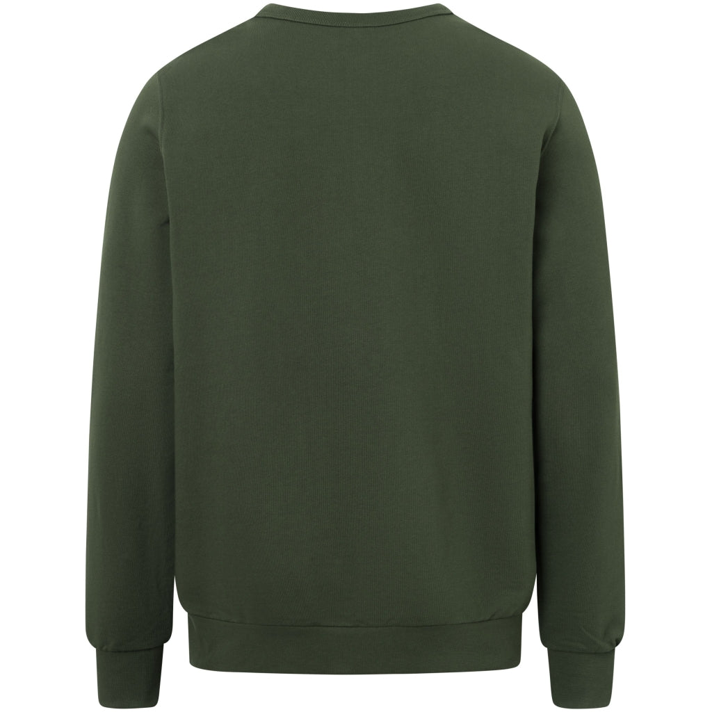 SWEATSHIRTS - Erik Basic Badge Sweatshirt - - Hr Ravn