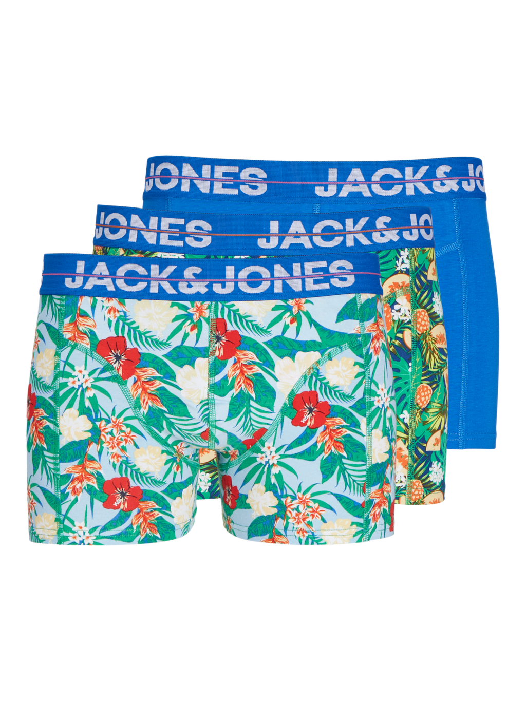 JACPINEAPPLE TRUNKS 3-PACK - UNDERTØJ - - Hr Ravn