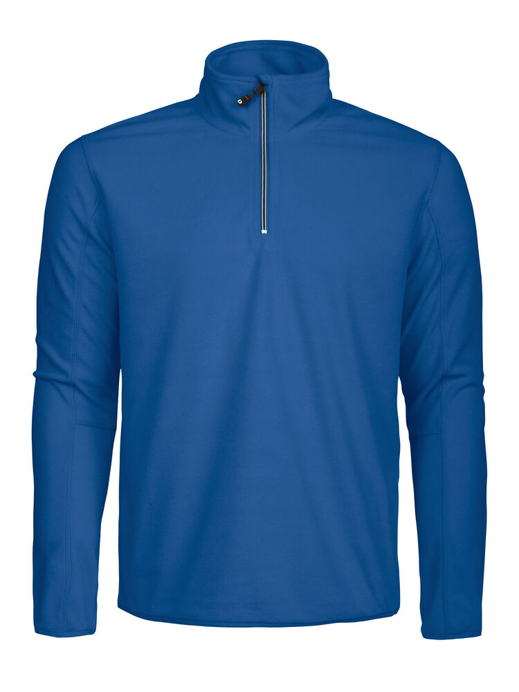 FLEECE & MIDLAYER - Melton Halfzip herre - - Hr Ravn