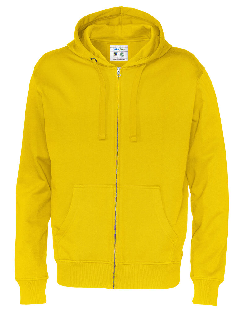 SWEATSHIRTS - Full Zip Hood herre - - Hr Ravn