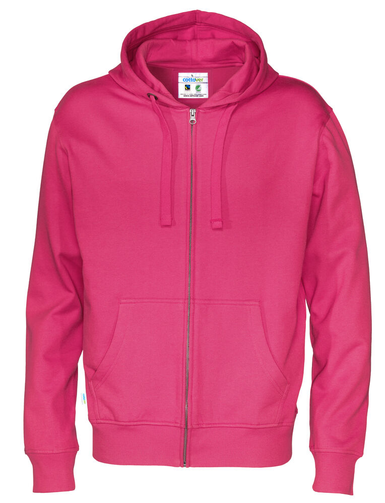 SWEATSHIRTS - Full Zip Hood herre - - Hr Ravn