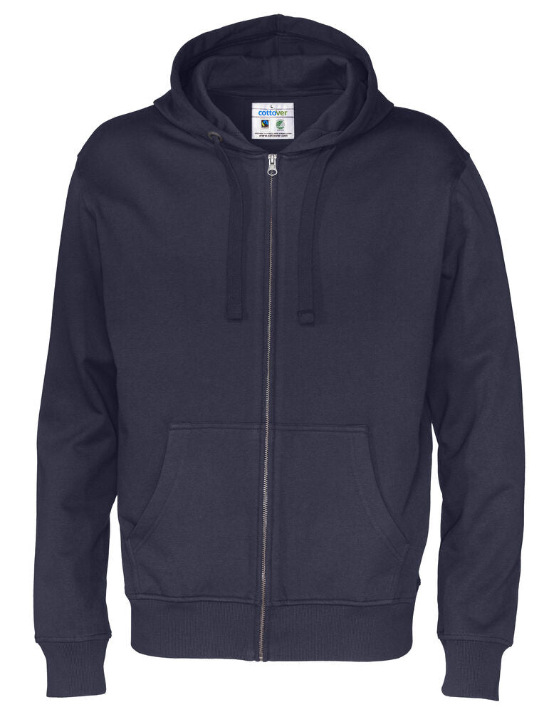 SWEATSHIRTS - Full Zip Hood herre - - Hr Ravn