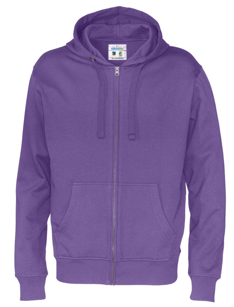 SWEATSHIRTS - Full Zip Hood herre - - Hr Ravn