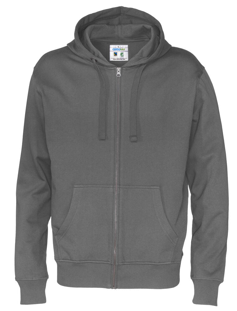 SWEATSHIRTS - Full Zip Hood herre - - Hr Ravn