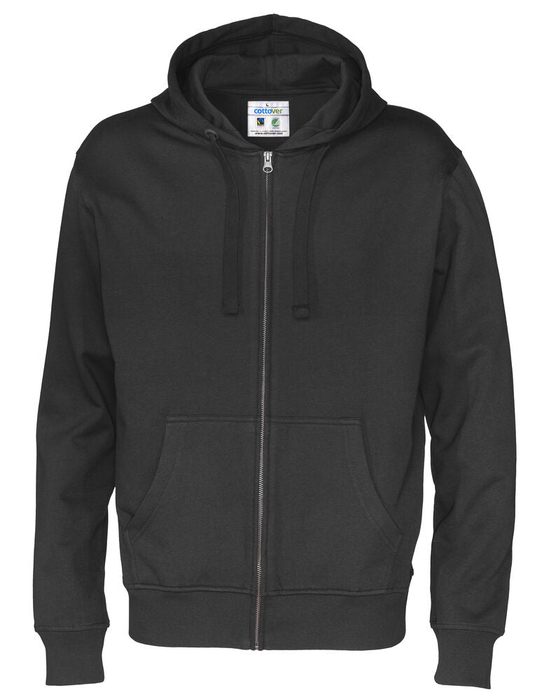 SWEATSHIRTS - Full Zip Hood herre - - Hr Ravn