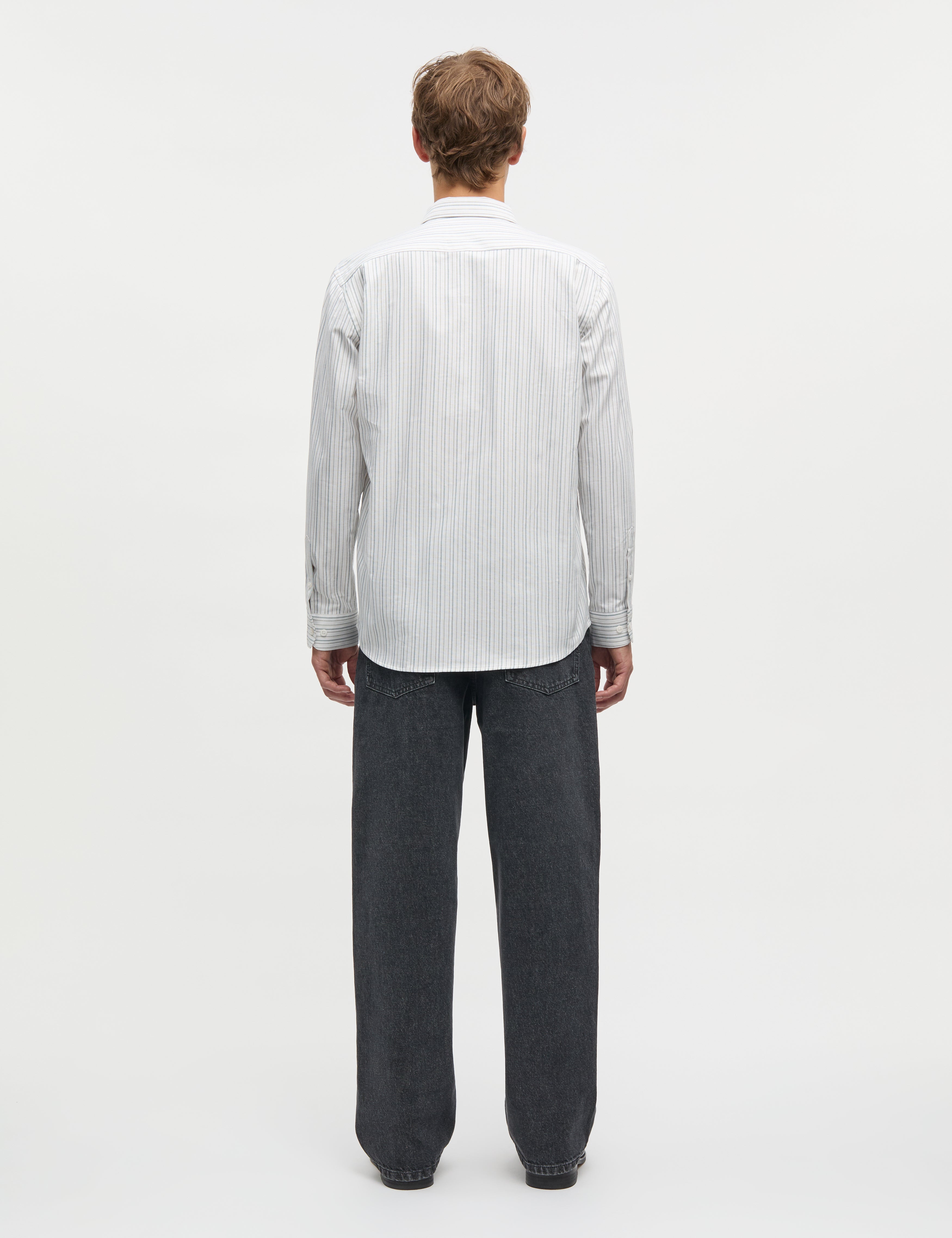 Cotton Oxford Sune Stripe Shirt