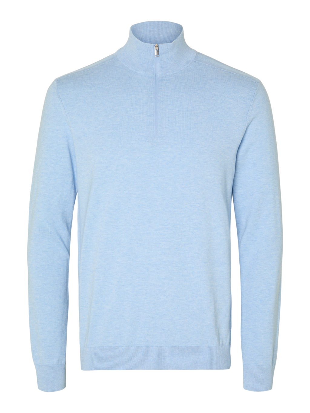 STRIK - Bomuld Strik Med 1/2 Zip - - Hr Ravn