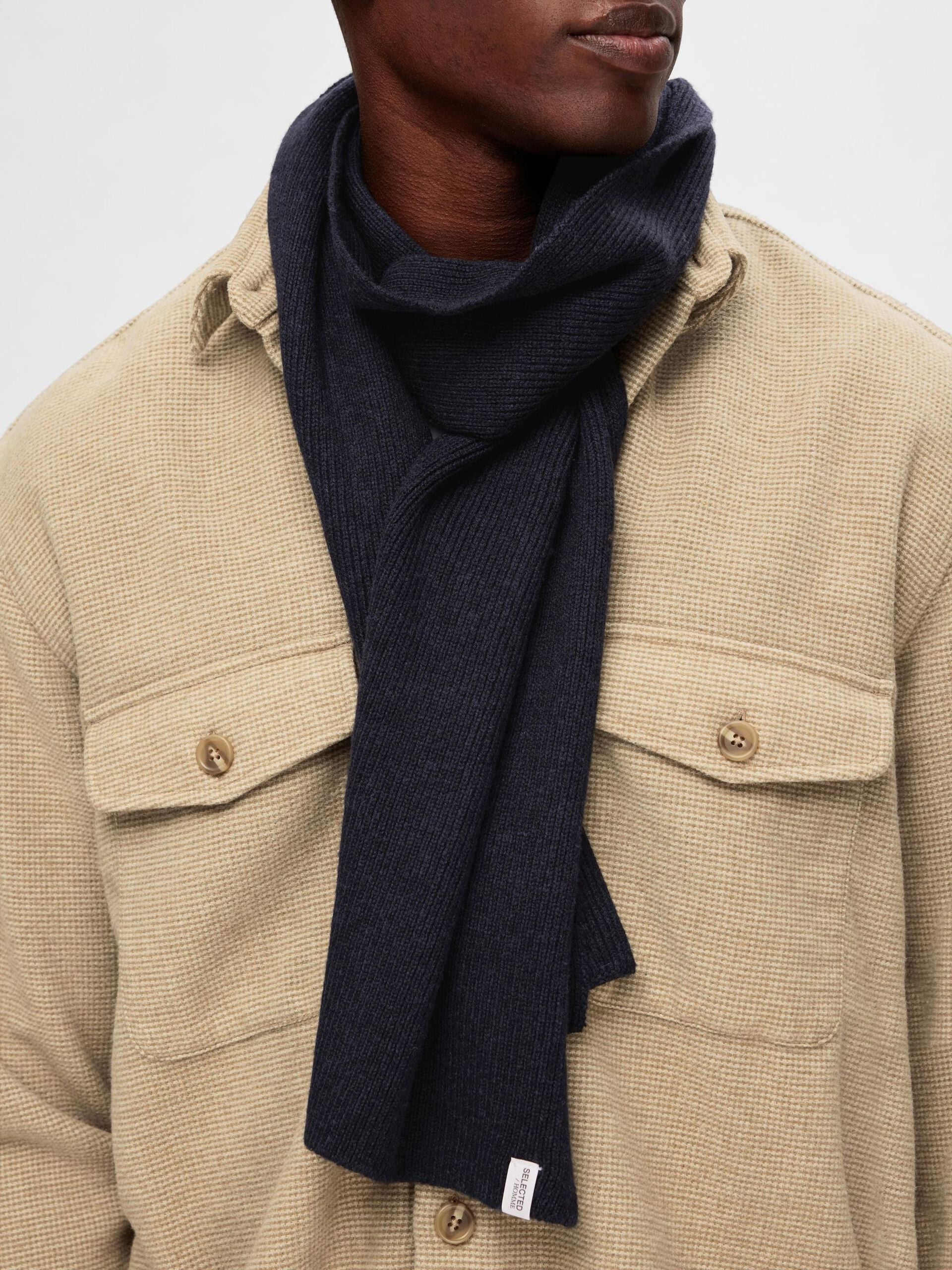 HALSTØRKLÆDE - SLHCray Scarf - - Hr Ravn