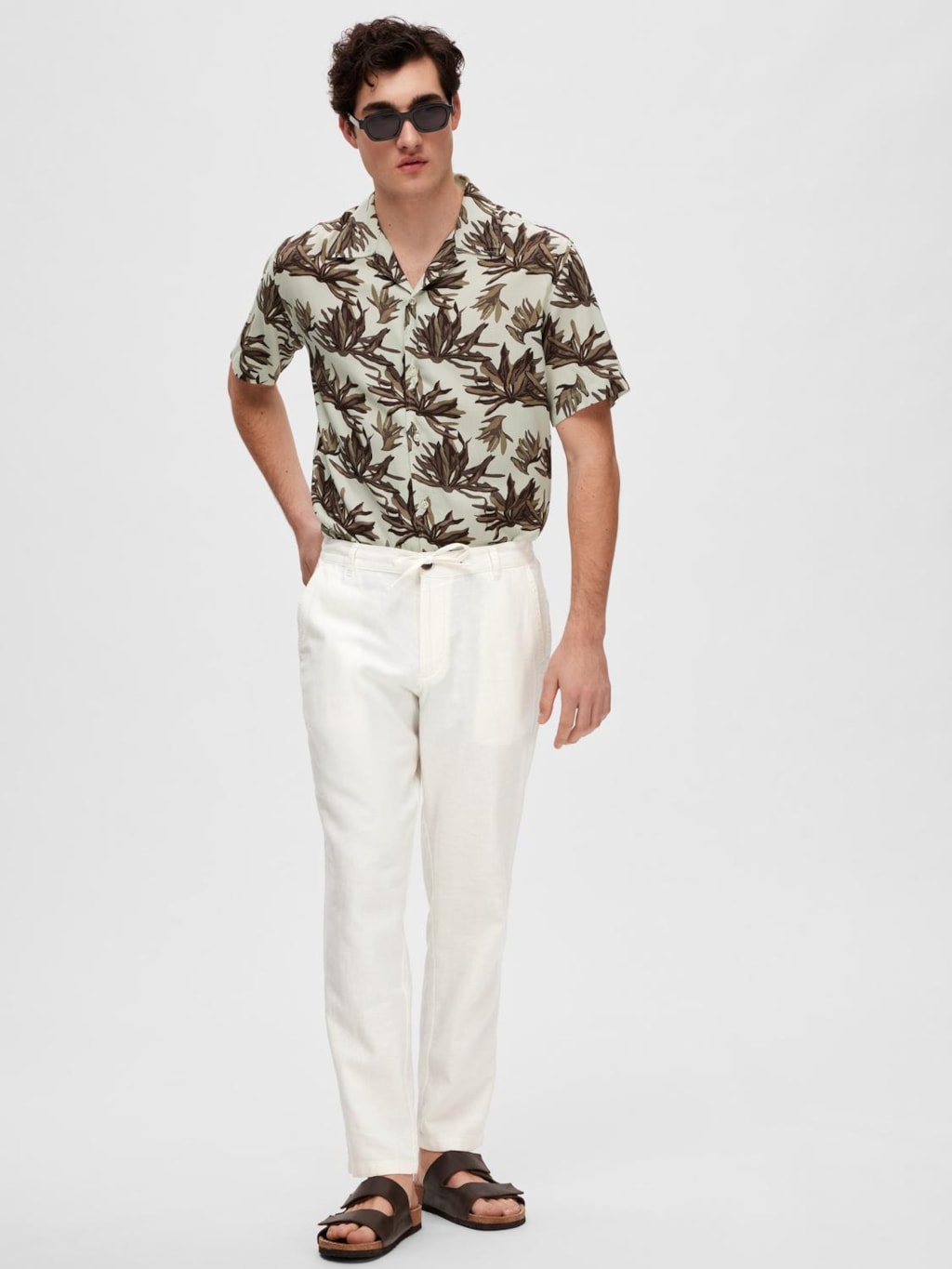 BUKSER - SLH172-slimtape Brody Linen Pant - - Hr Ravn