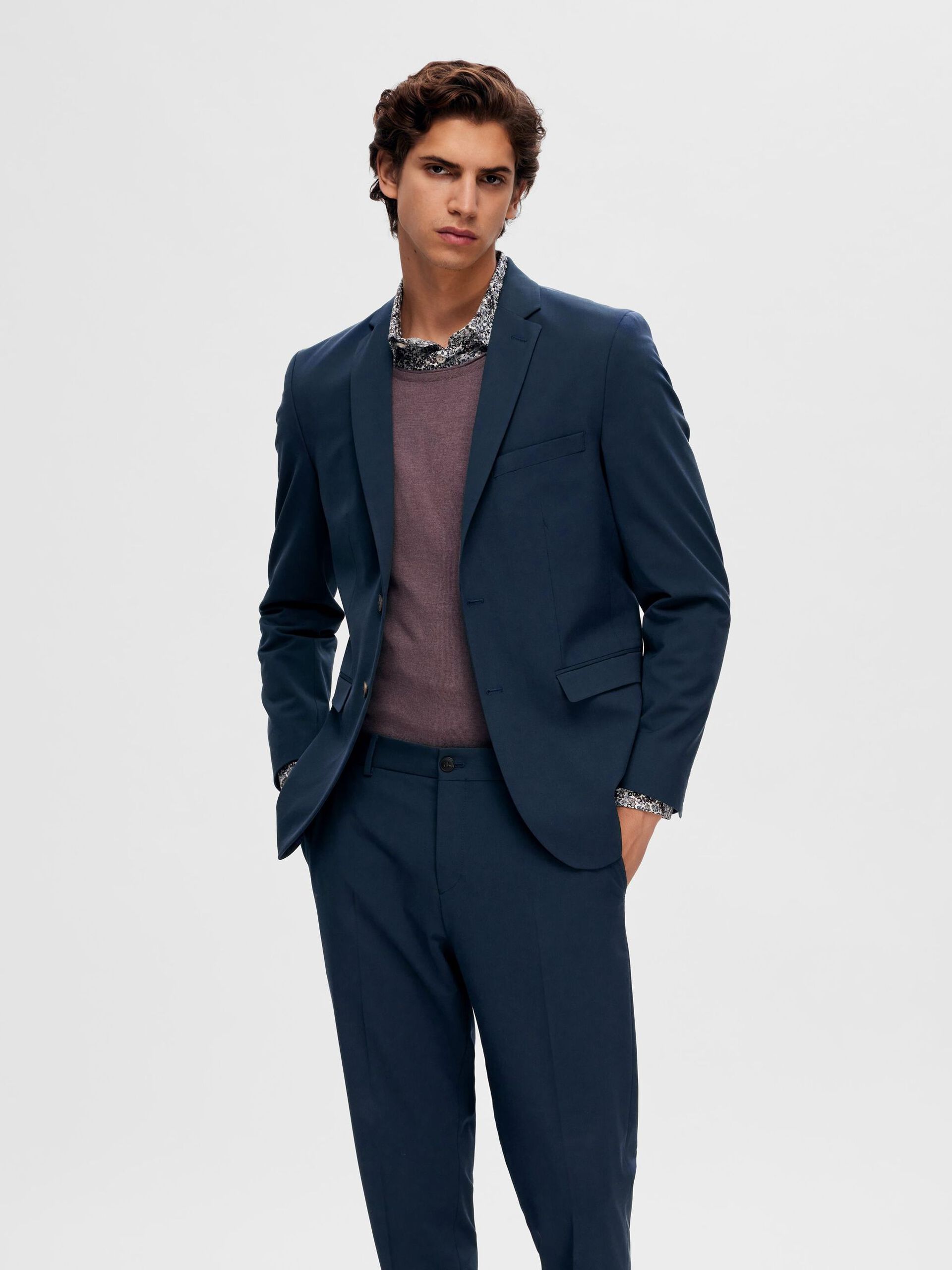 BLAZER - Slhslim-Liam Blz Flex Noos - - Hr Ravn
