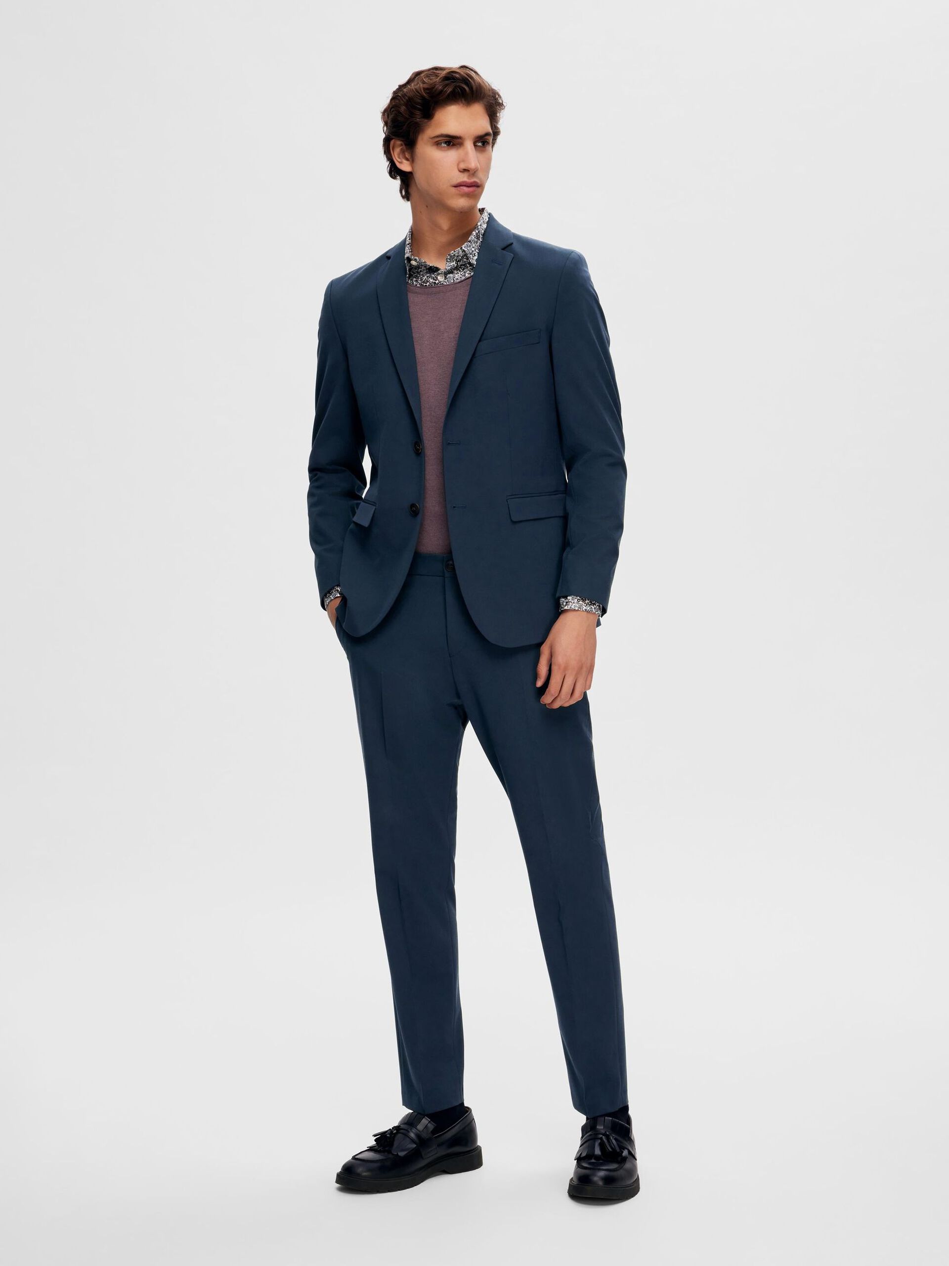 BLAZER - Slhslim-Liam Blz Flex Noos - - Hr Ravn