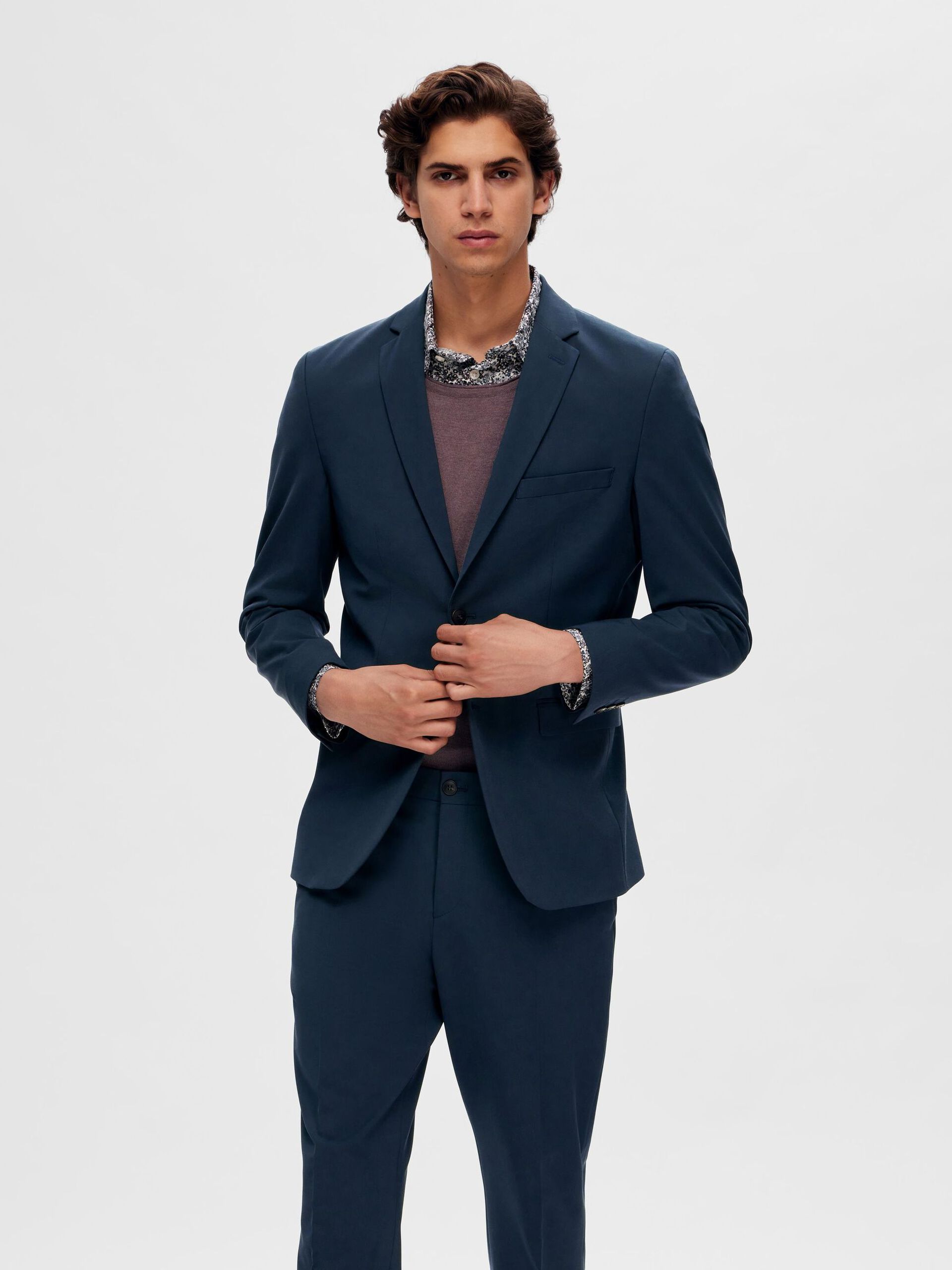 BLAZER - Slhslim-Liam Blz Flex Noos - - Hr Ravn