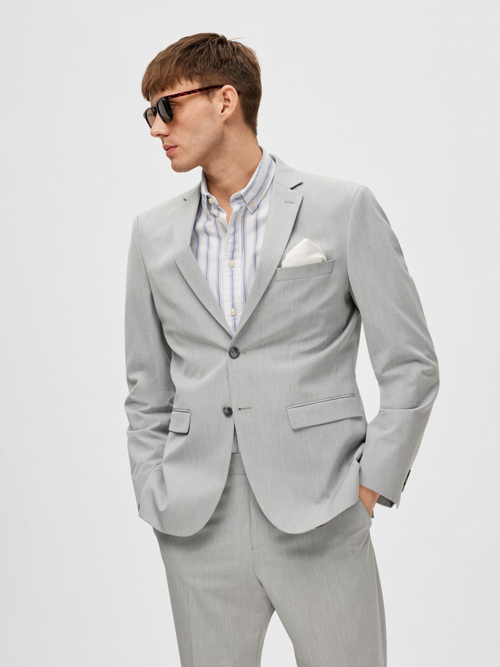 BLAZER - Slhslim-Liam Blz Flex Noos - - Hr Ravn