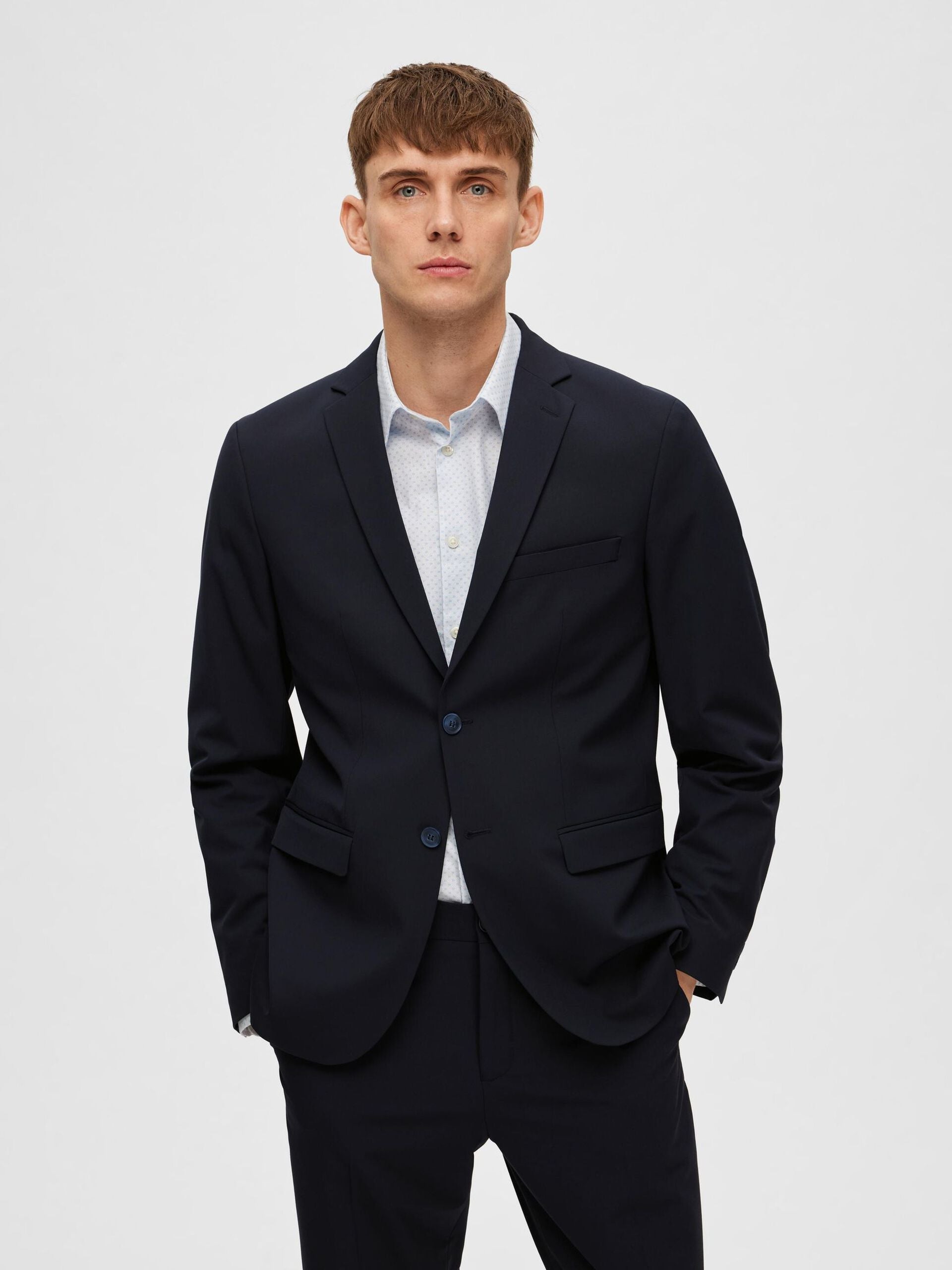 BLAZER - Slhslim-Liam Blz Flex Noos - - Hr Ravn