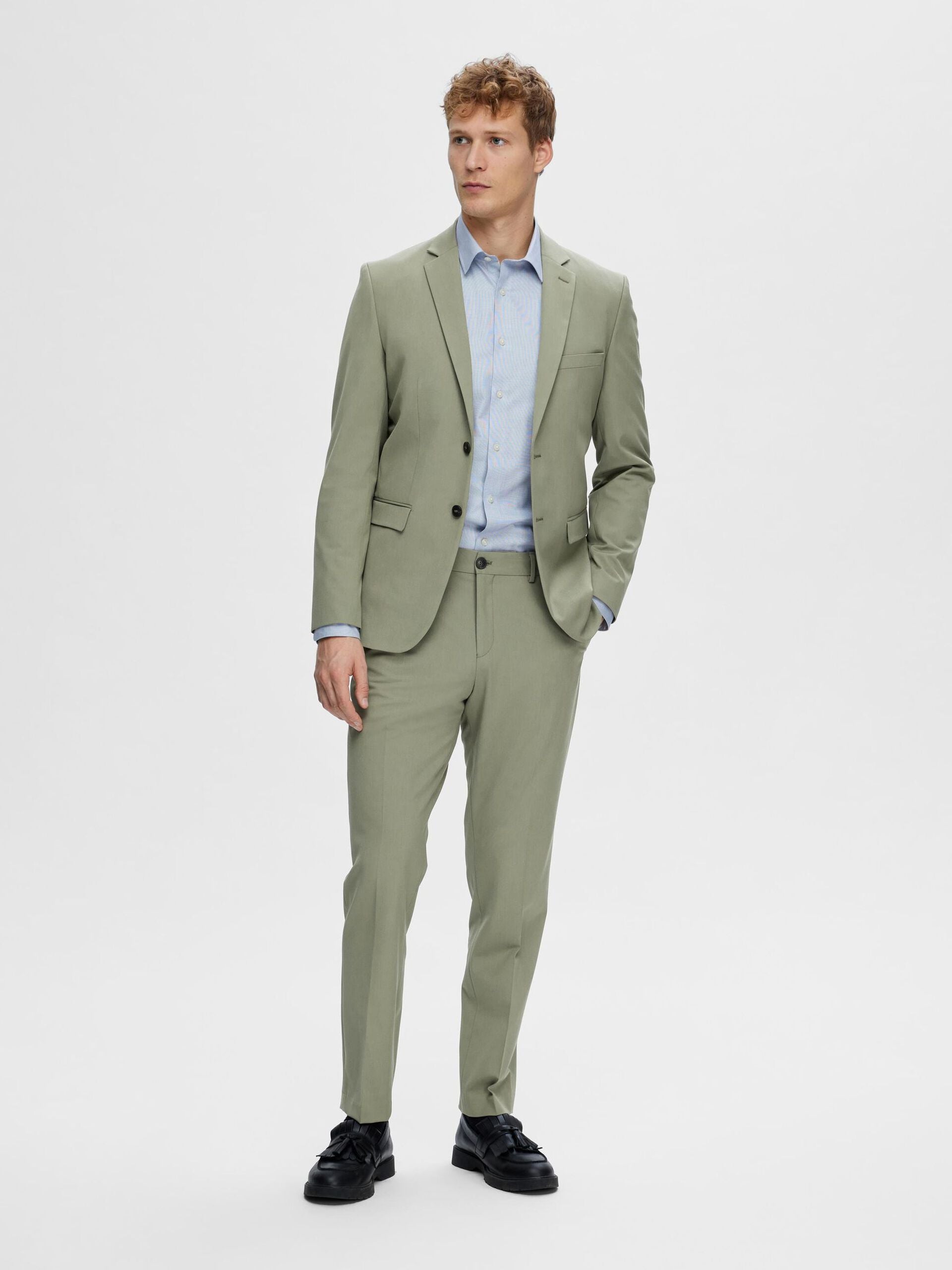 BLAZER - Slhslim-Liam Blz Flex Noos - - Hr Ravn