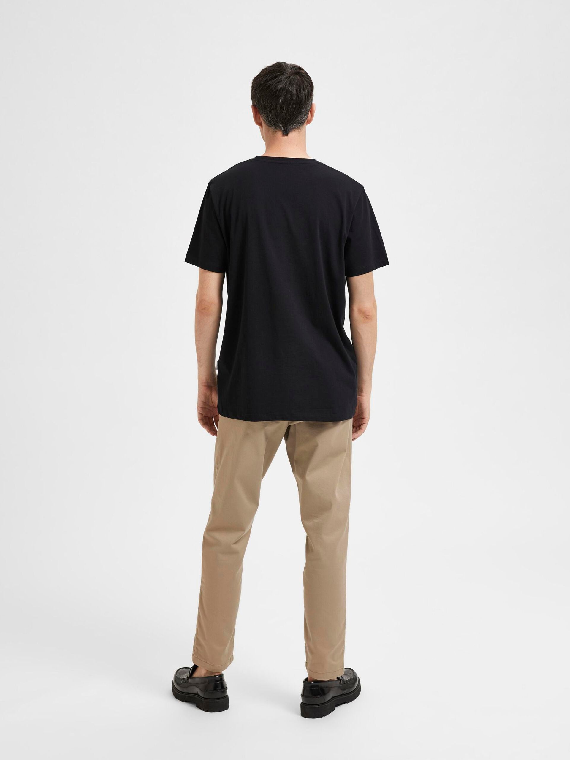 T-SHIRTS - Slhaspen SS O-Neck - - Hr Ravn