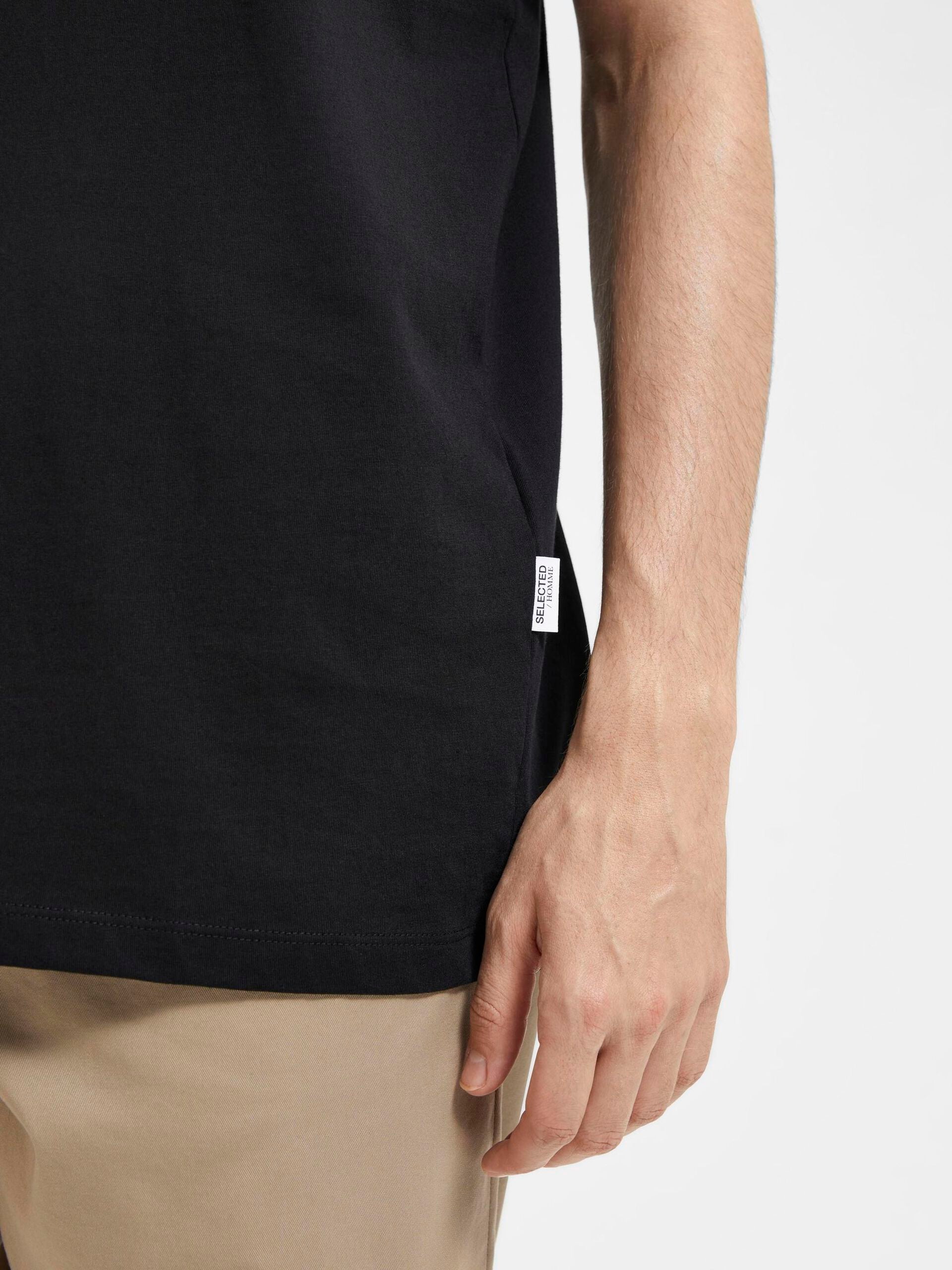 T-SHIRTS - Slhaspen SS O-Neck - - Hr Ravn