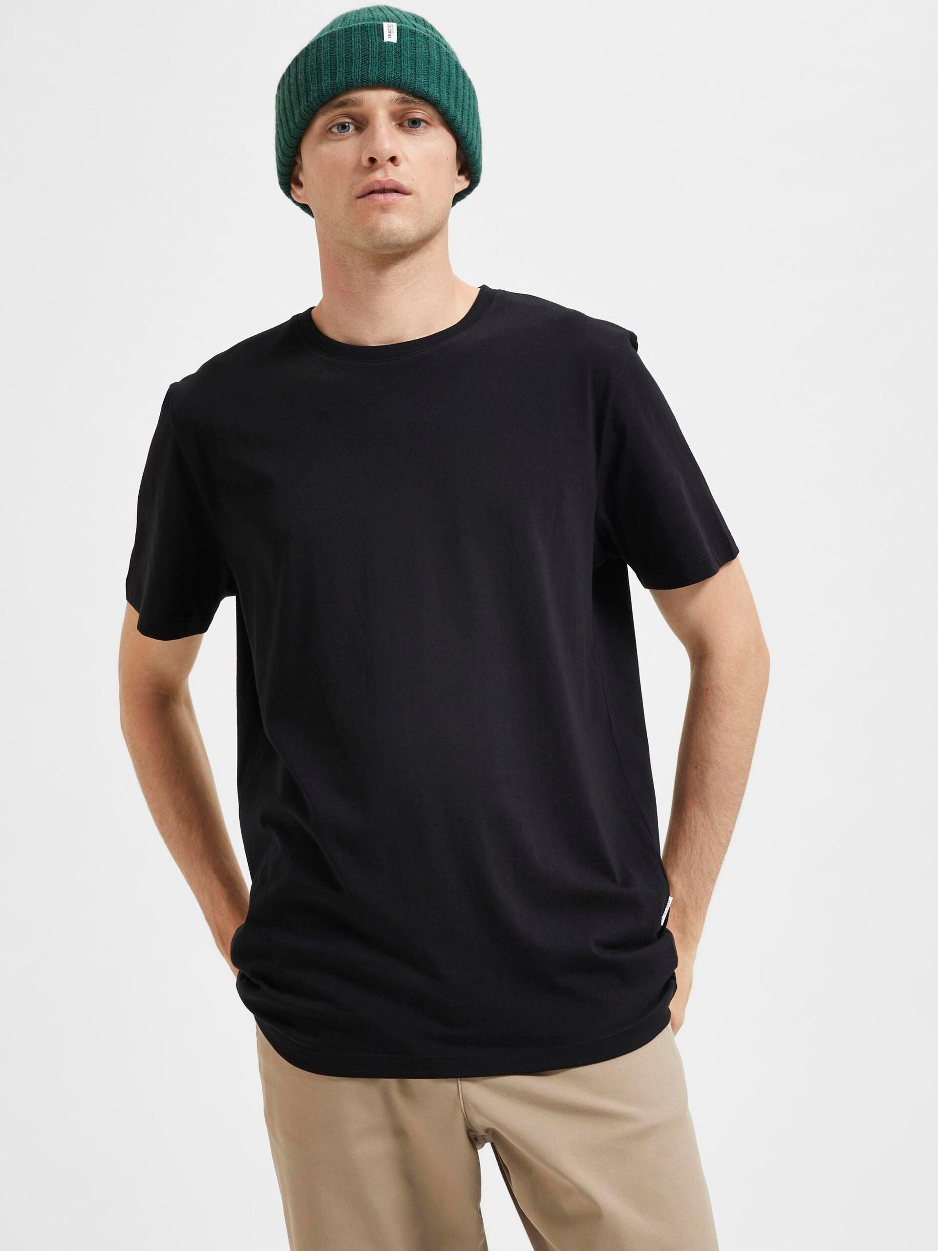 T-SHIRTS - Slhaspen SS O-Neck - - Hr Ravn