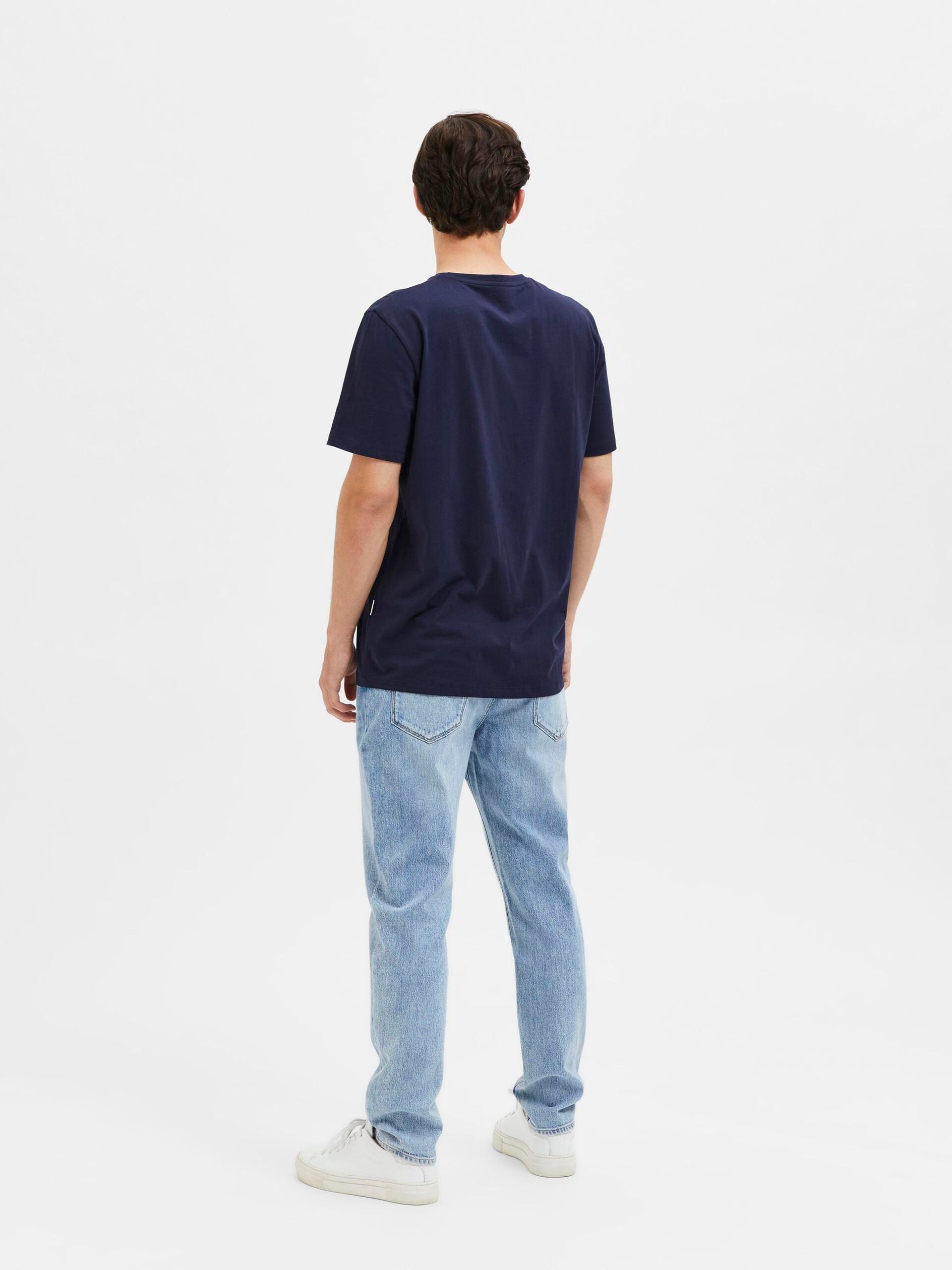 T-SHIRTS - Slhaspen SS O-Neck - - Hr Ravn