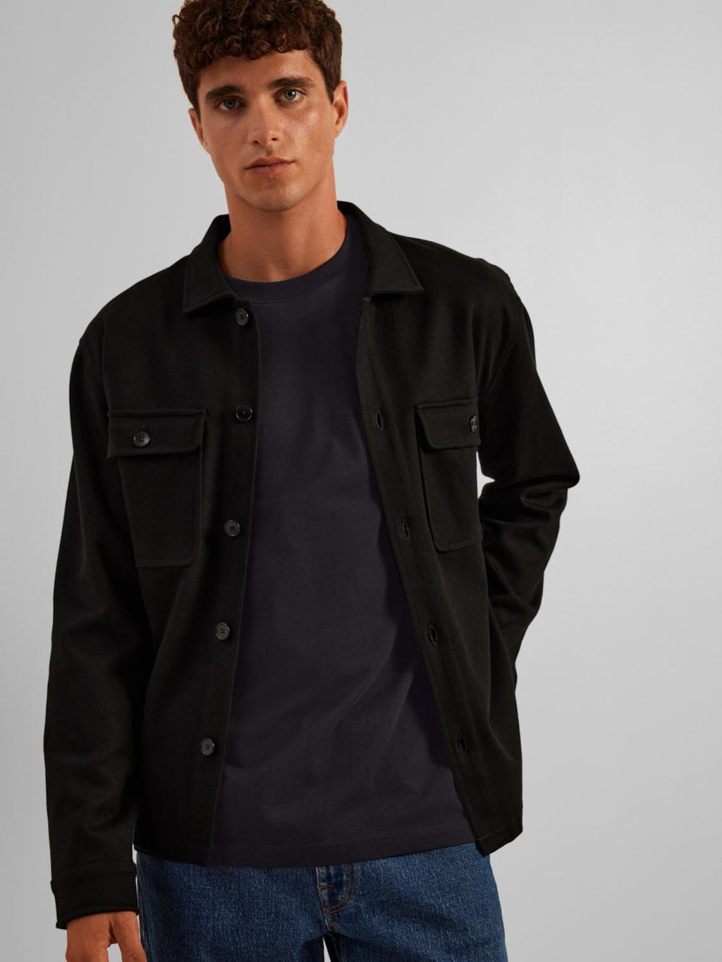 T-SHIRTS - SLHAspen LS Tee - - Hr Ravn