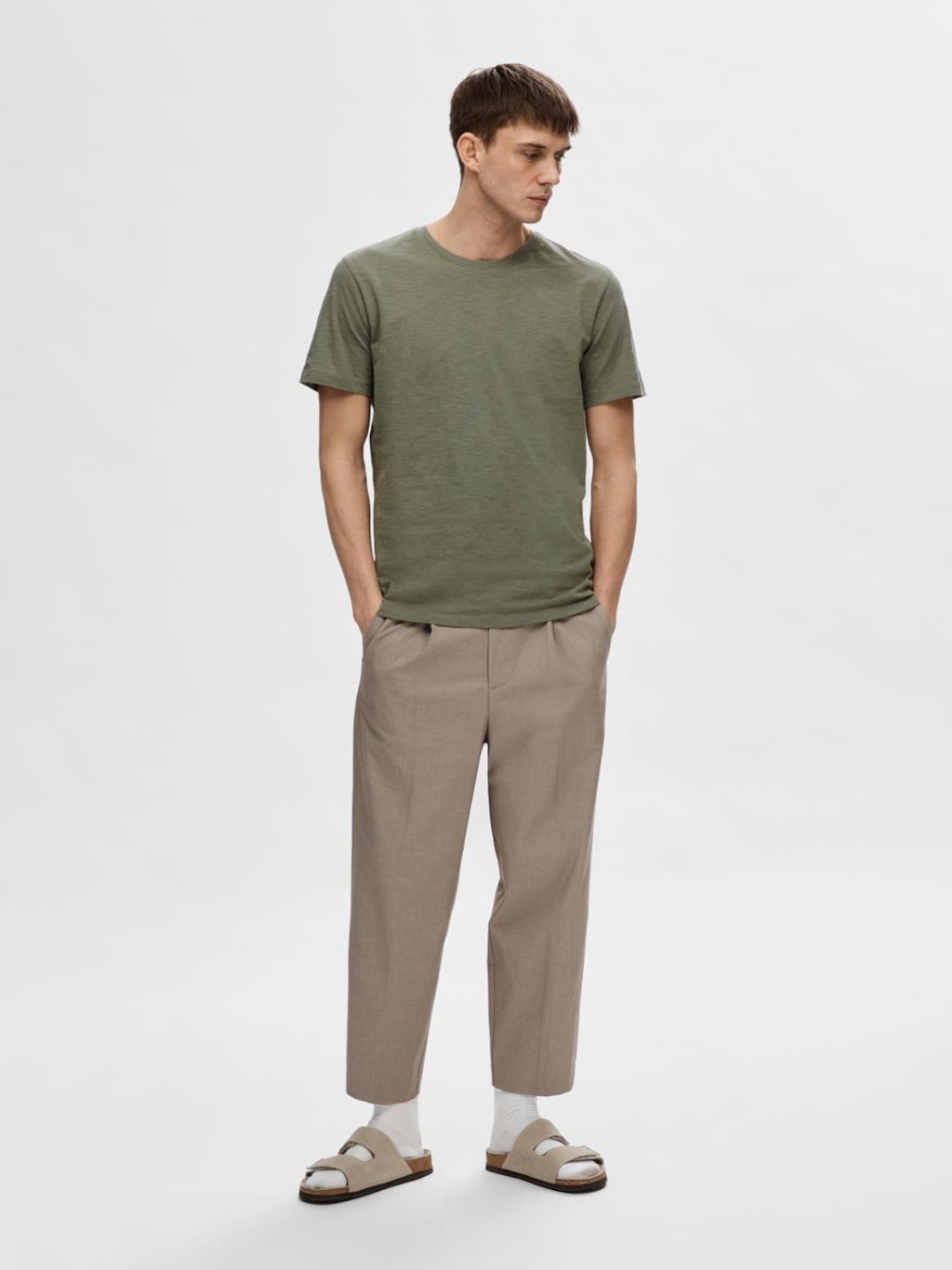 T-SHIRTS - Slhaspen Slub - - Hr Ravn