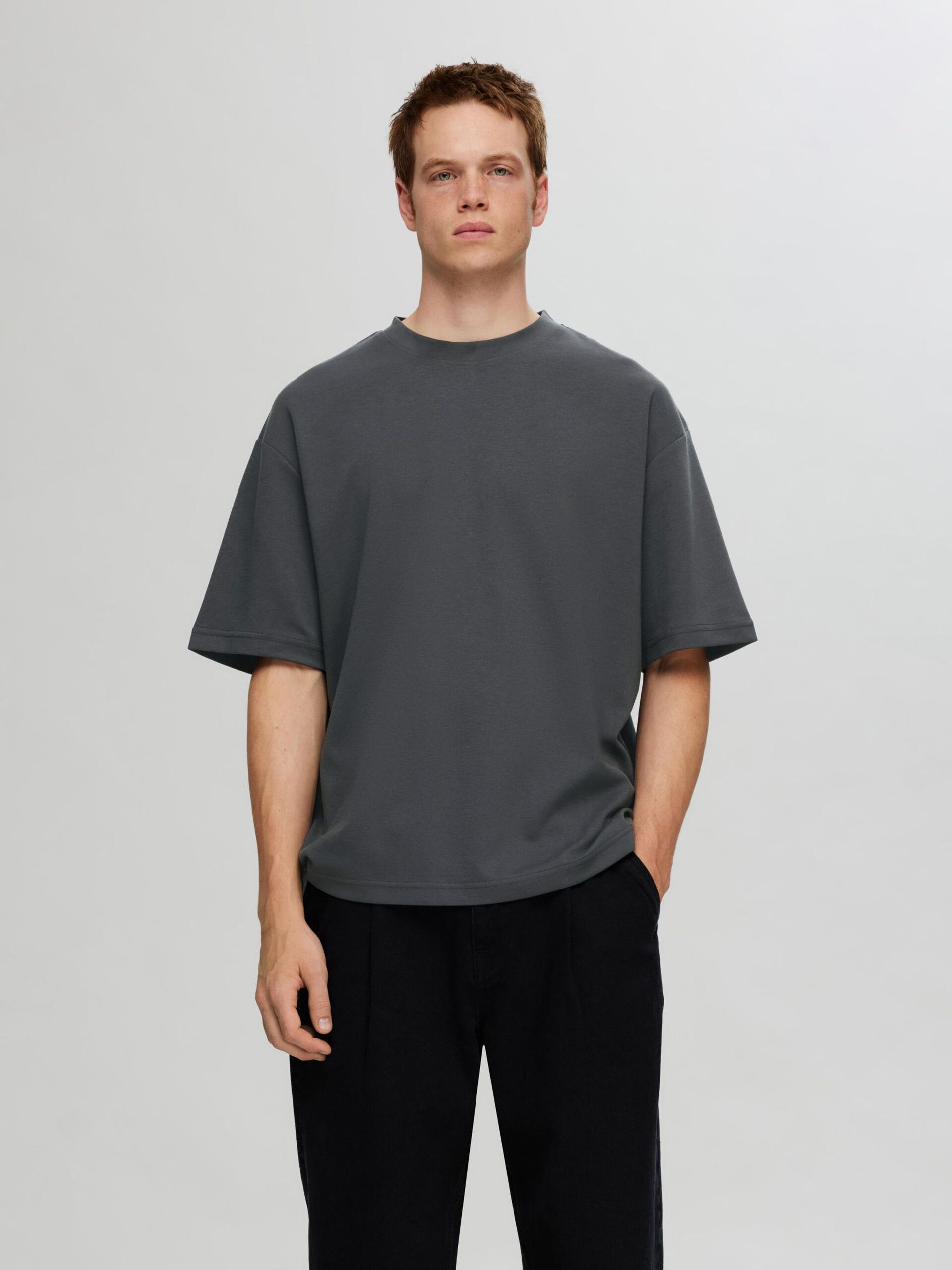 Slhlooseoscar Ss O-Neck Tee Noos