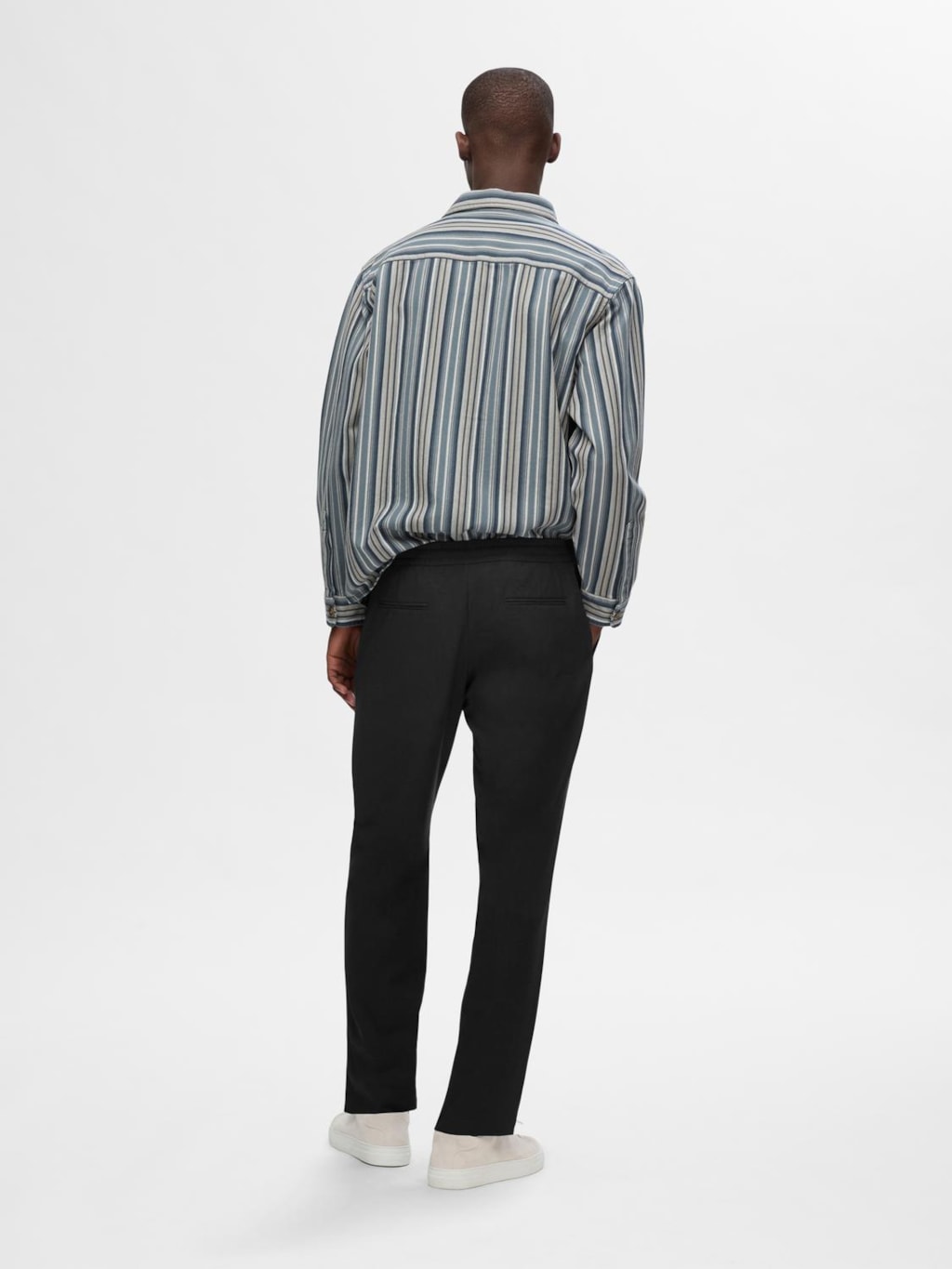 SLH196-STRAIGHT ROBERT STRING PANT - BUKSER - - Hr Ravn