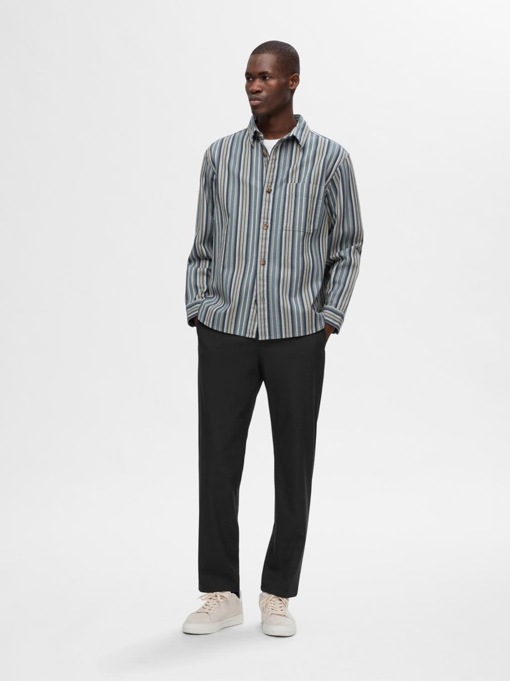 SLH196-STRAIGHT ROBERT STRING PANT - BUKSER - - Hr Ravn