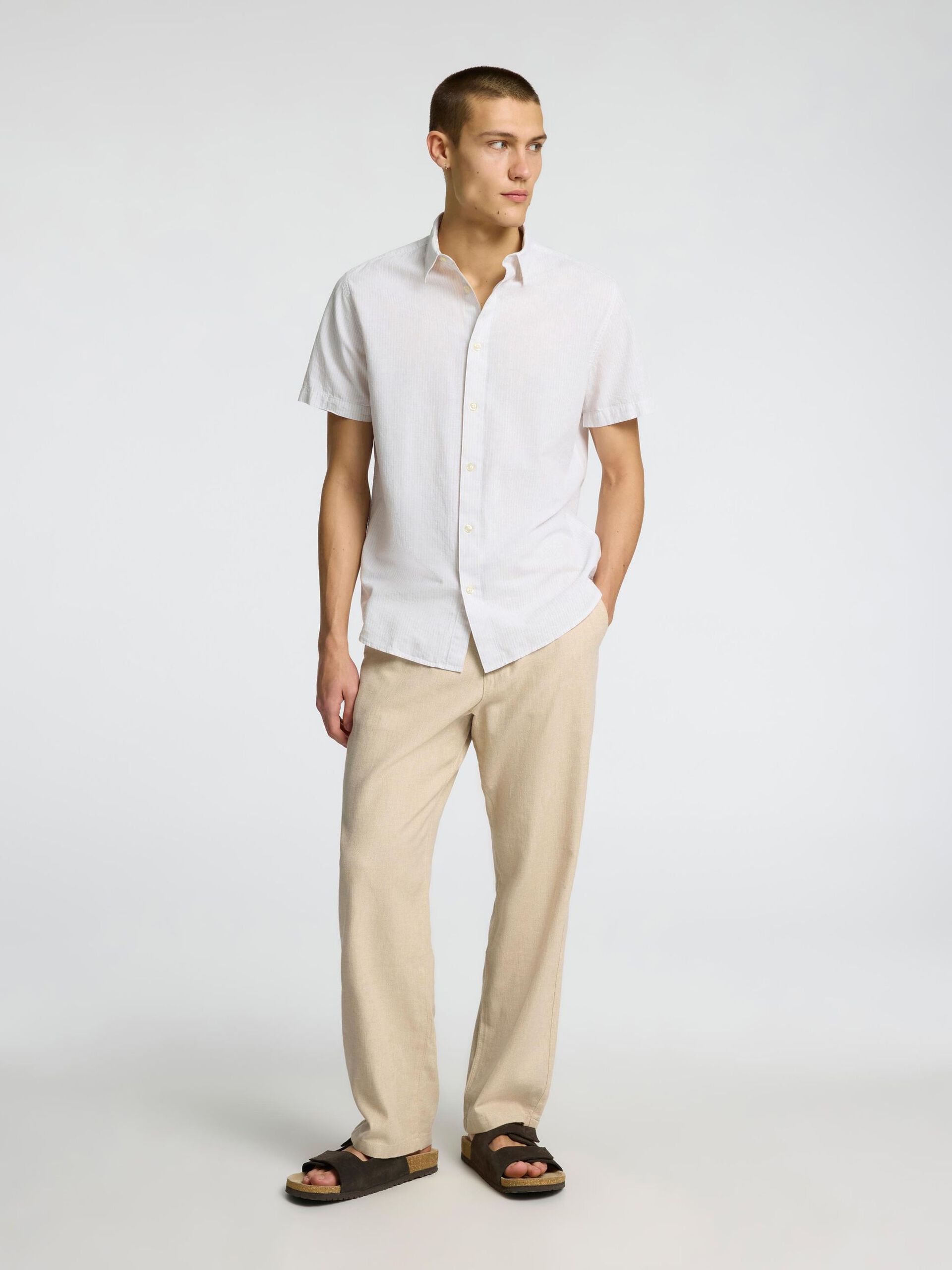 BUKSER - Slh220-Loose Brody Sun Pant - - Hr Ravn