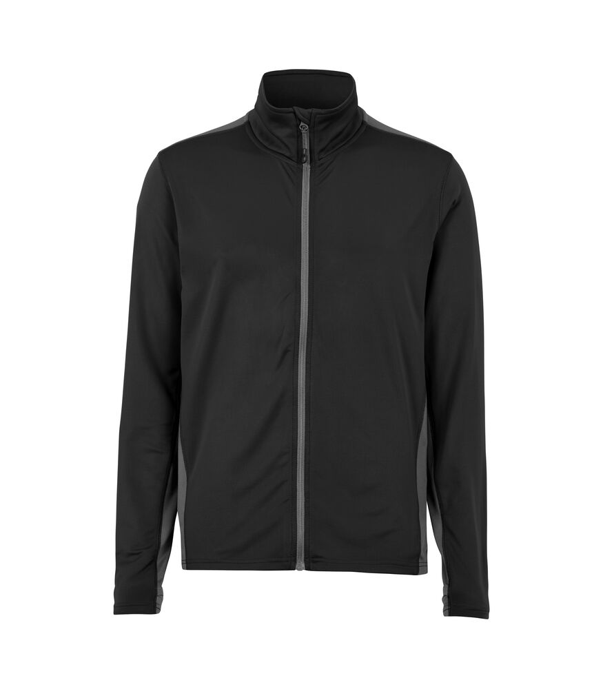 FLEECE & MIDLAYER - Evora Fullzip herre - - Hr Ravn