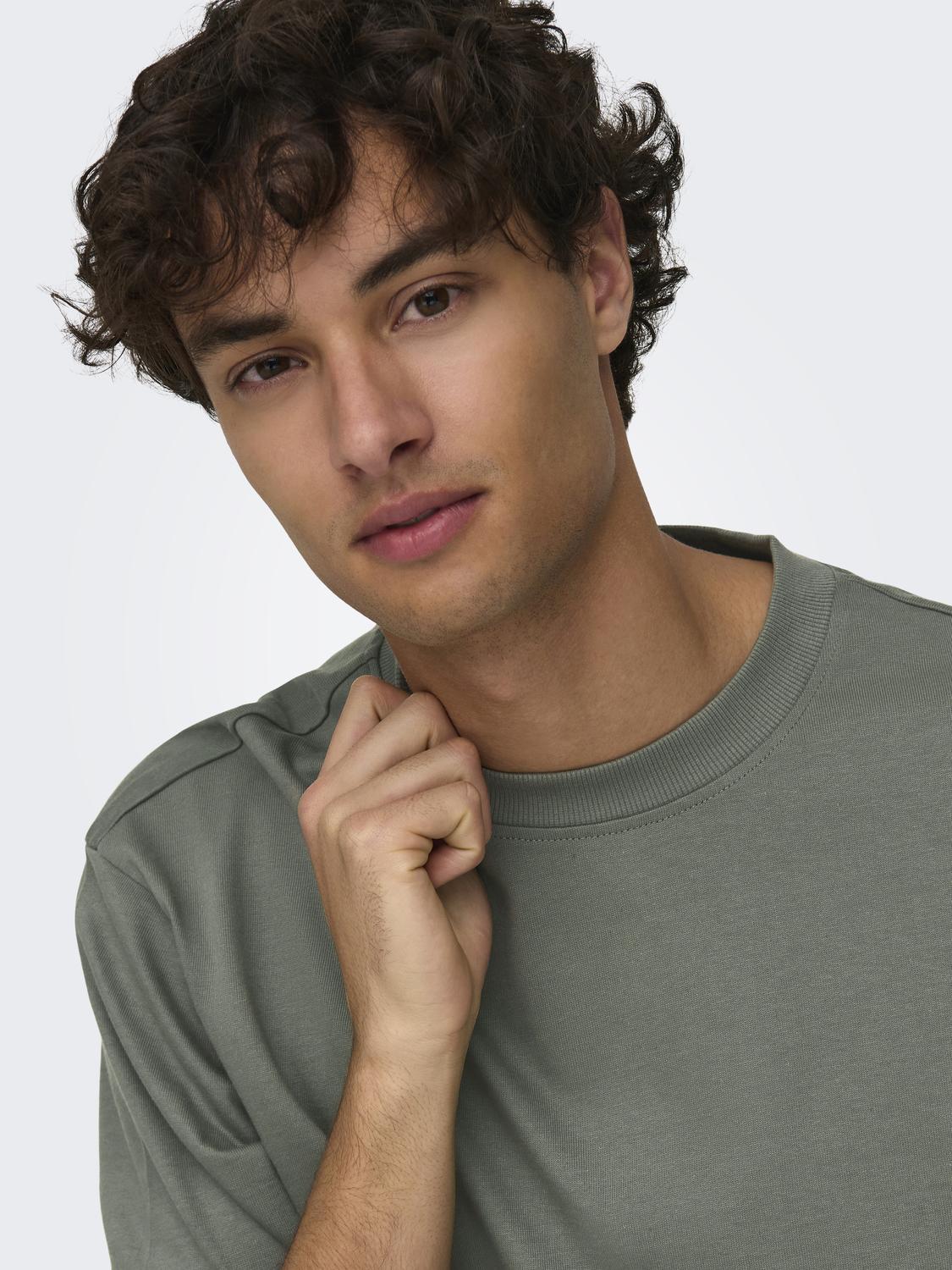 T-shirts - Onsmillenium Ovz Ss Tee Noos - - Hr Ravn