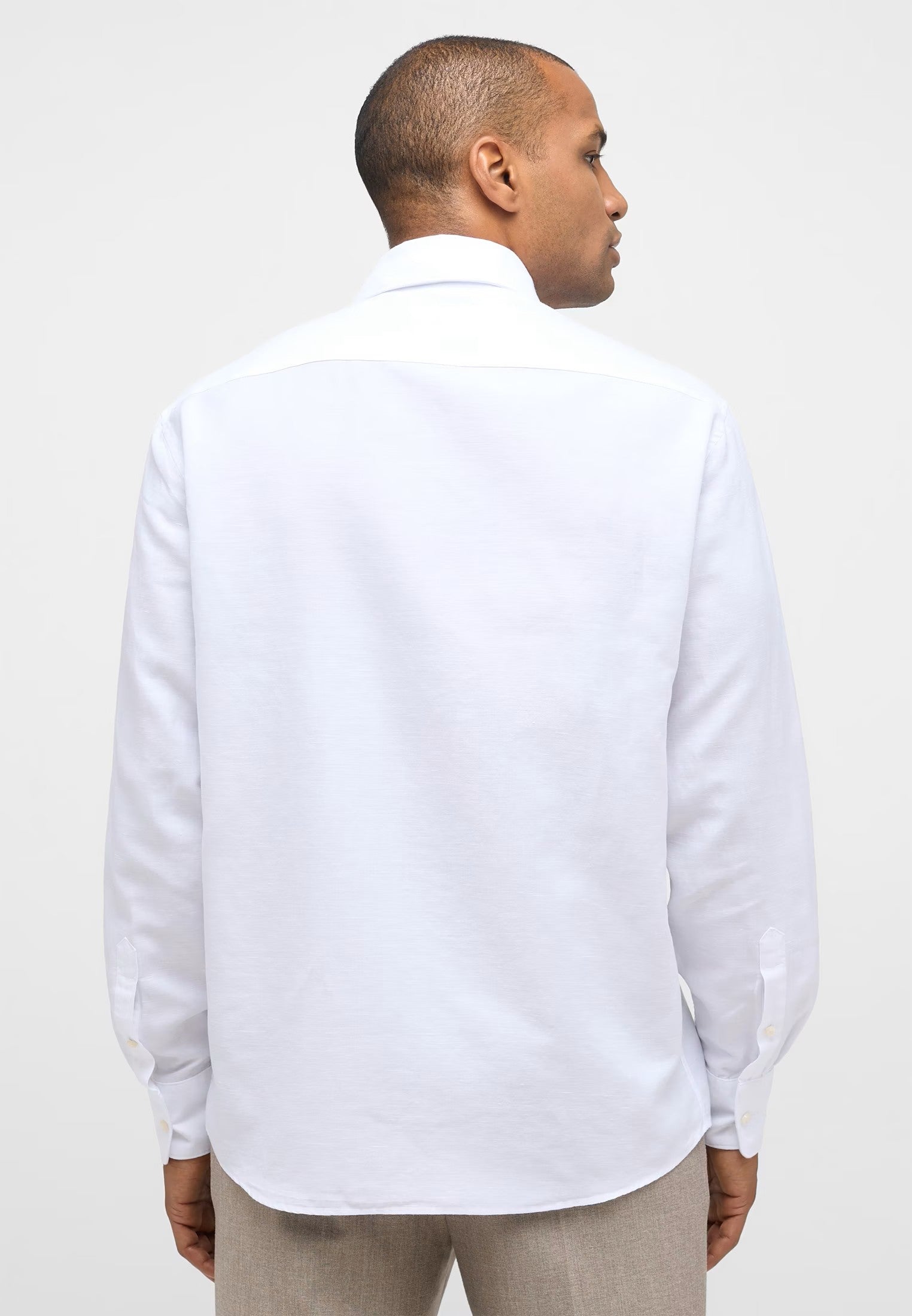LANGE SKJORTER - Eterna Slim Fit Hør Skjorte - - Hr Ravn