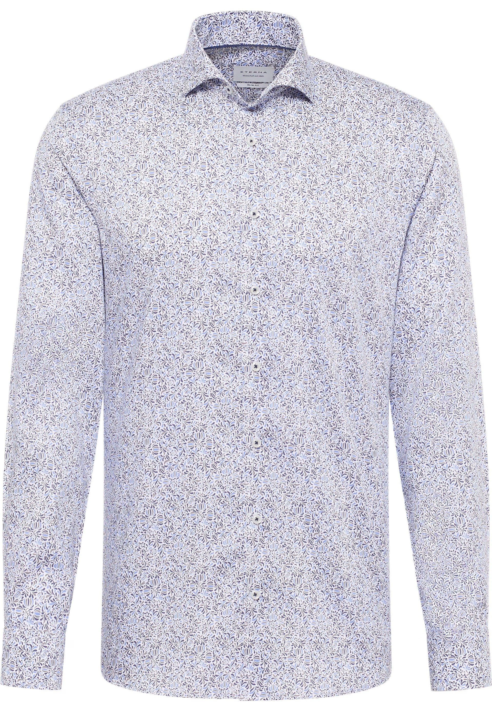 LANGE SKJORTER - ETERNA SLIM FIT COTTON SHIRT - - Hr Ravn