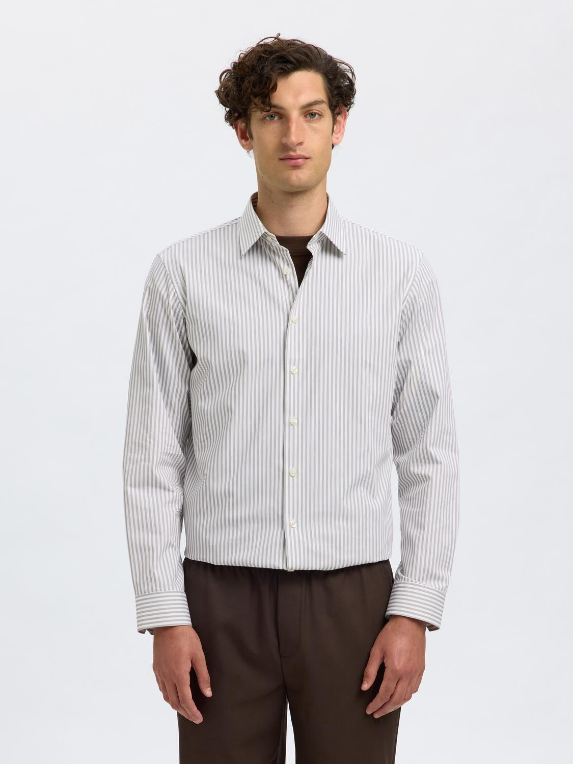 Shirts - Slhslim-Performance Shirt Ls Noos - - Hr Ravn