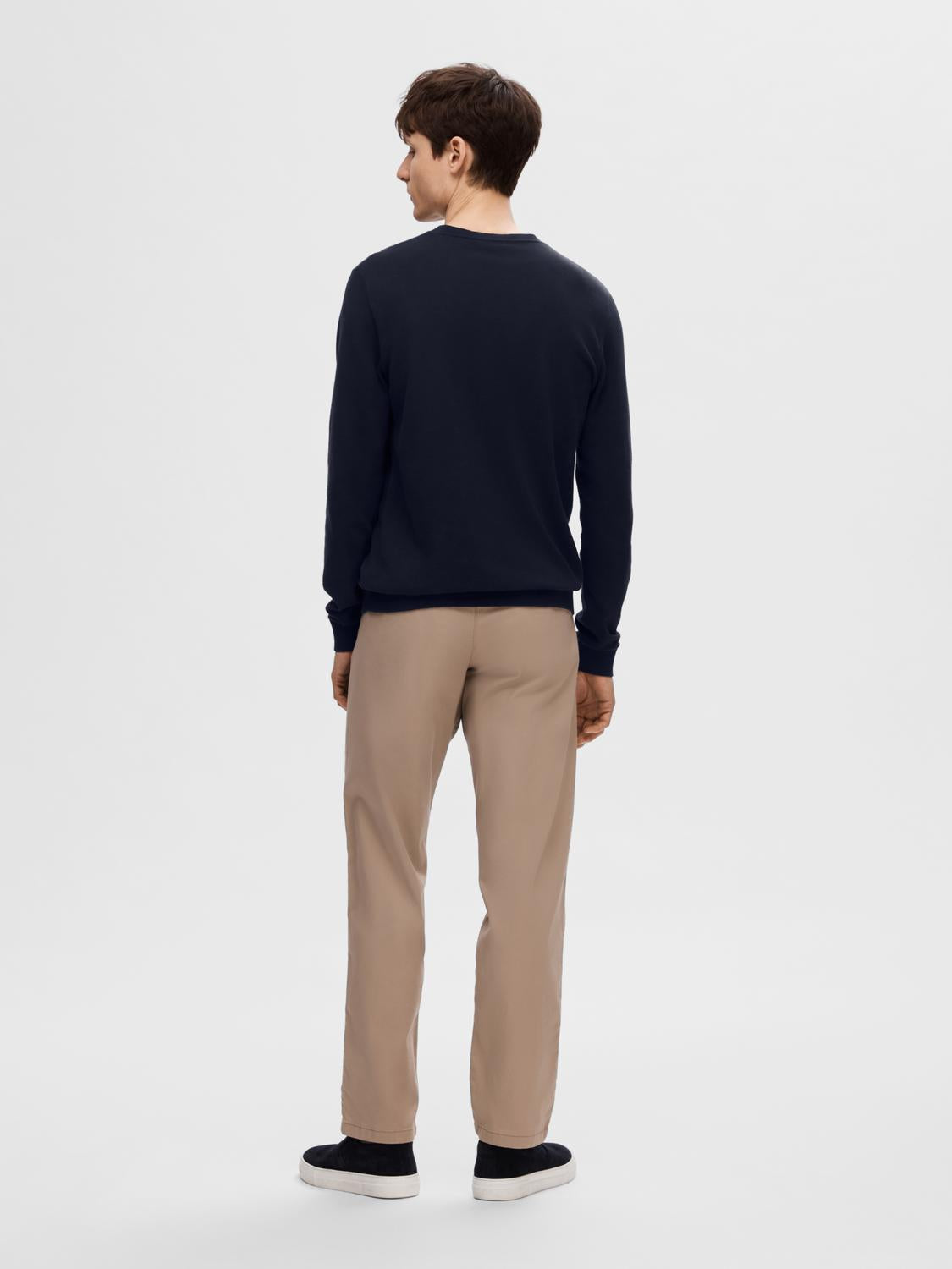 STRIK - Slhberg Crew Neck Noos - - Hr Ravn