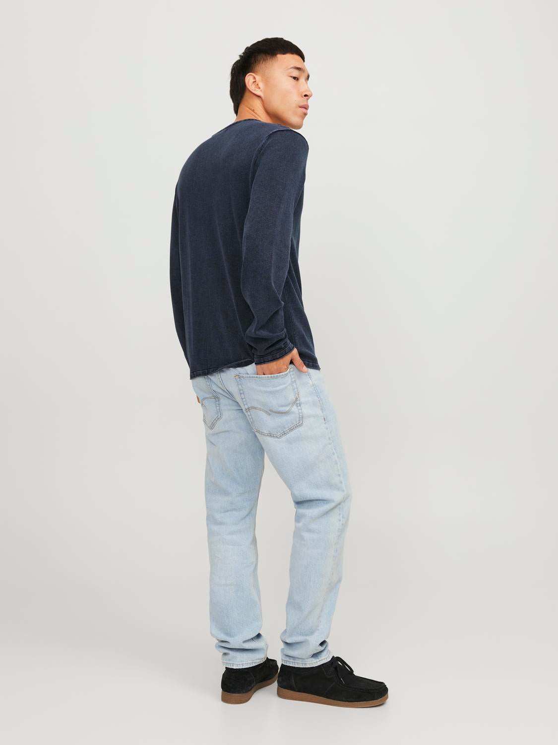 Pullovers - Jjeleo Knit Crew Neck Noos - - Hr Ravn