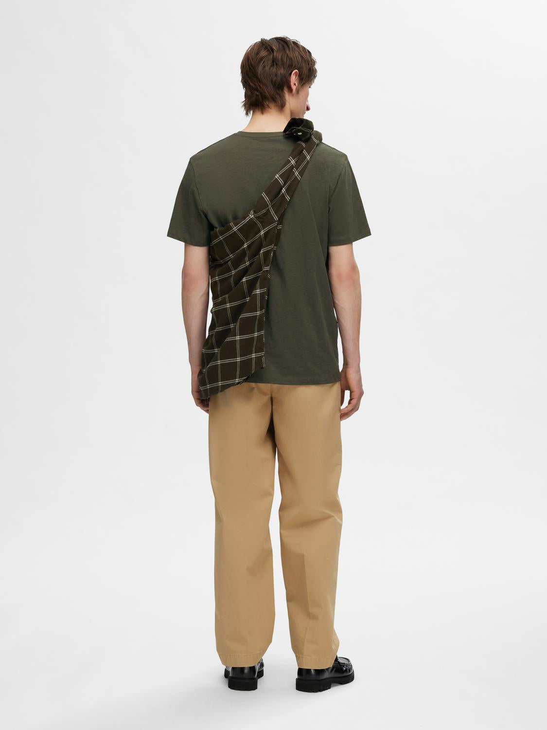 T-SHIRTS - Slhaspen Slub Ss O-Neck Tee Noos - - Hr Ravn