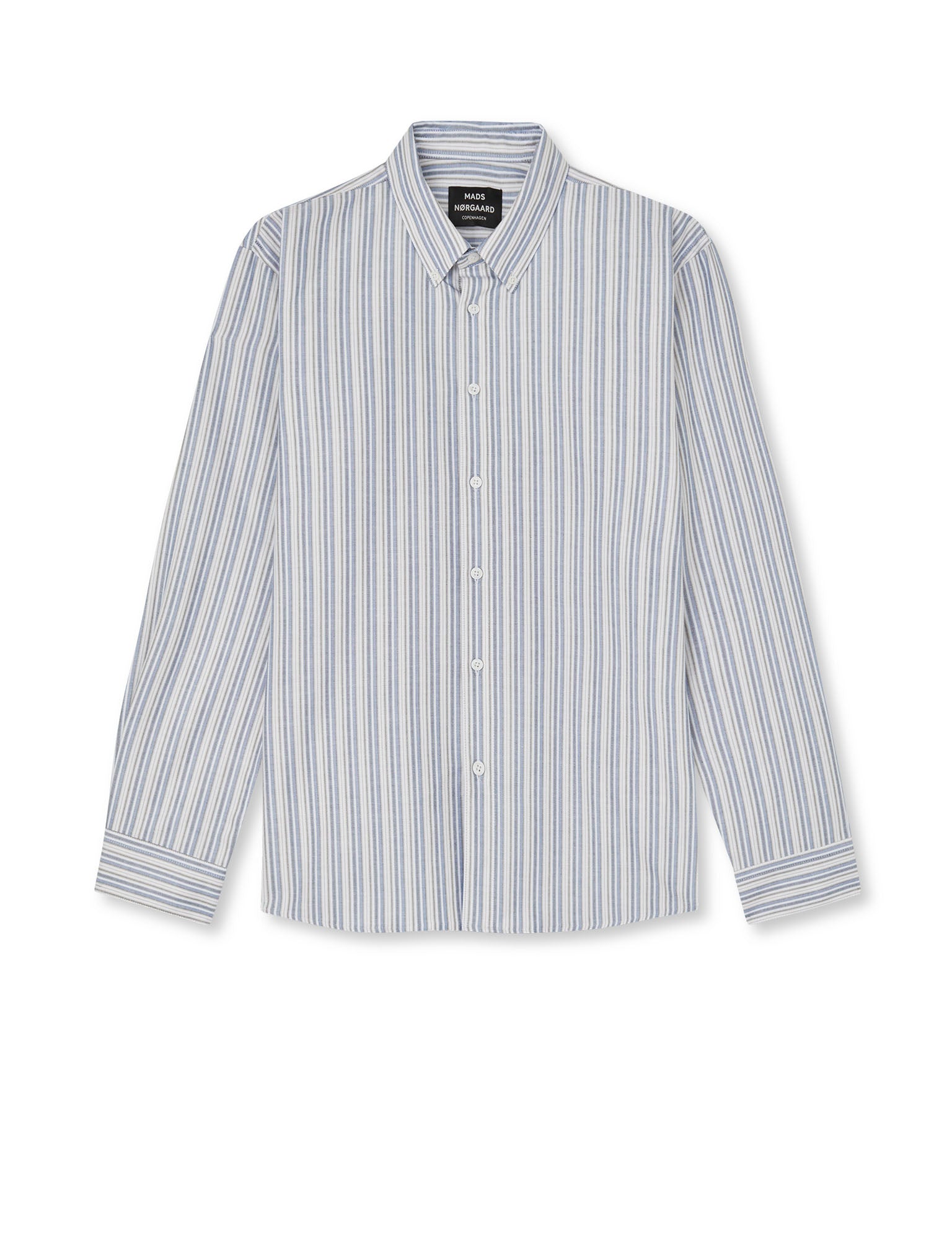 LANGÆRMEDE SKJORTER - Cotton Oxford Sune Stripe Shirt - - Hr Ravn