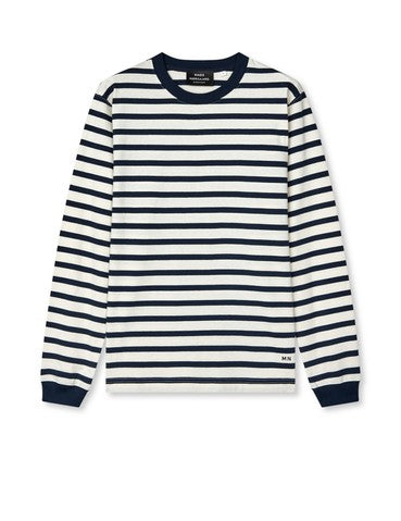 Cotton Jersey Stripe Frode Tee LS