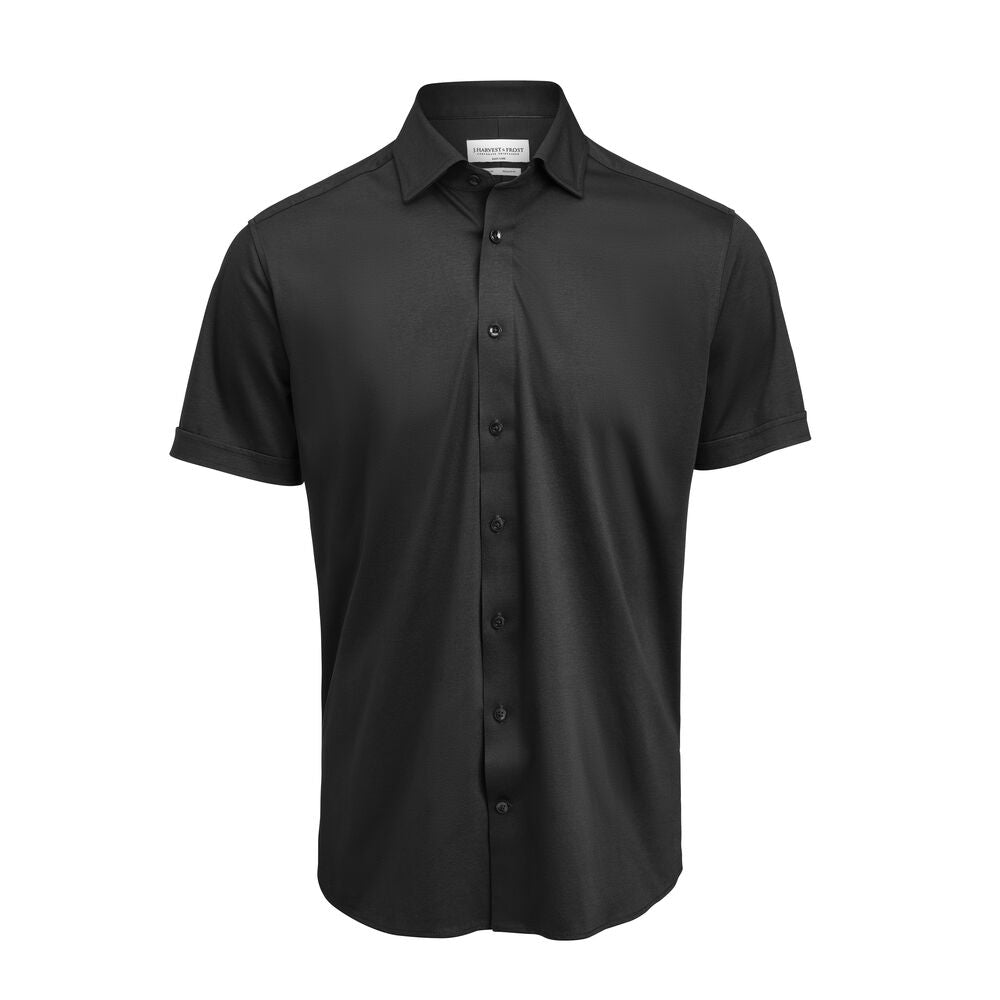 LANGE SKJORTER - Indigo Bow 132 S/S Slim - - Hr Ravn